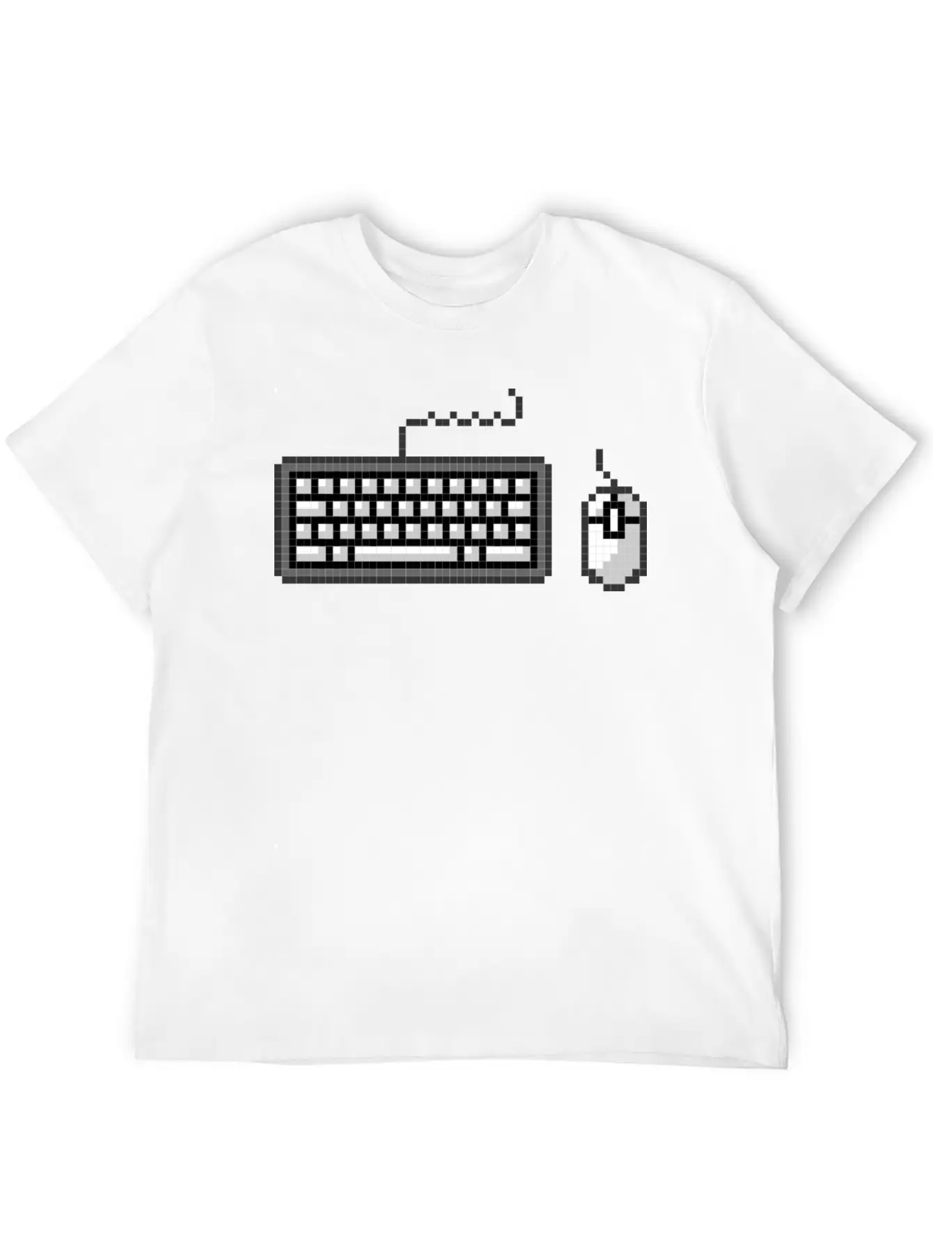 PC Gaming Keyboard And Mouse Gamer Unisex Short Sleeve Soft Cotton T-Shirt – Casual Everyday Wear