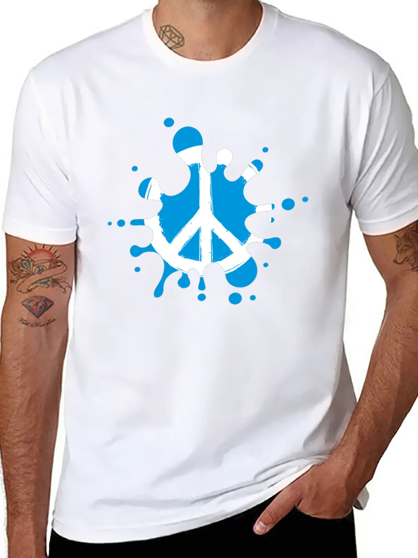 Peace Basic Graphic T-Shirt – Daily Comfort In Soft Cotton