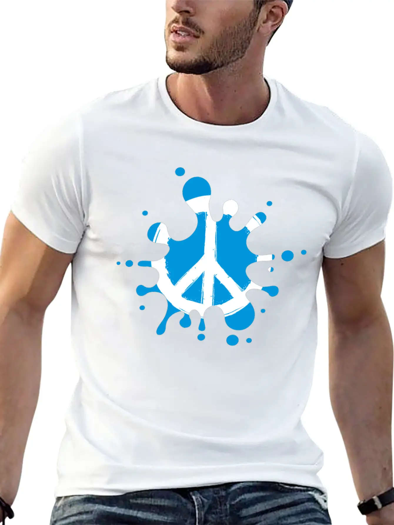 Peace Basic Graphic T-Shirt – Daily Comfort In Soft Cotton