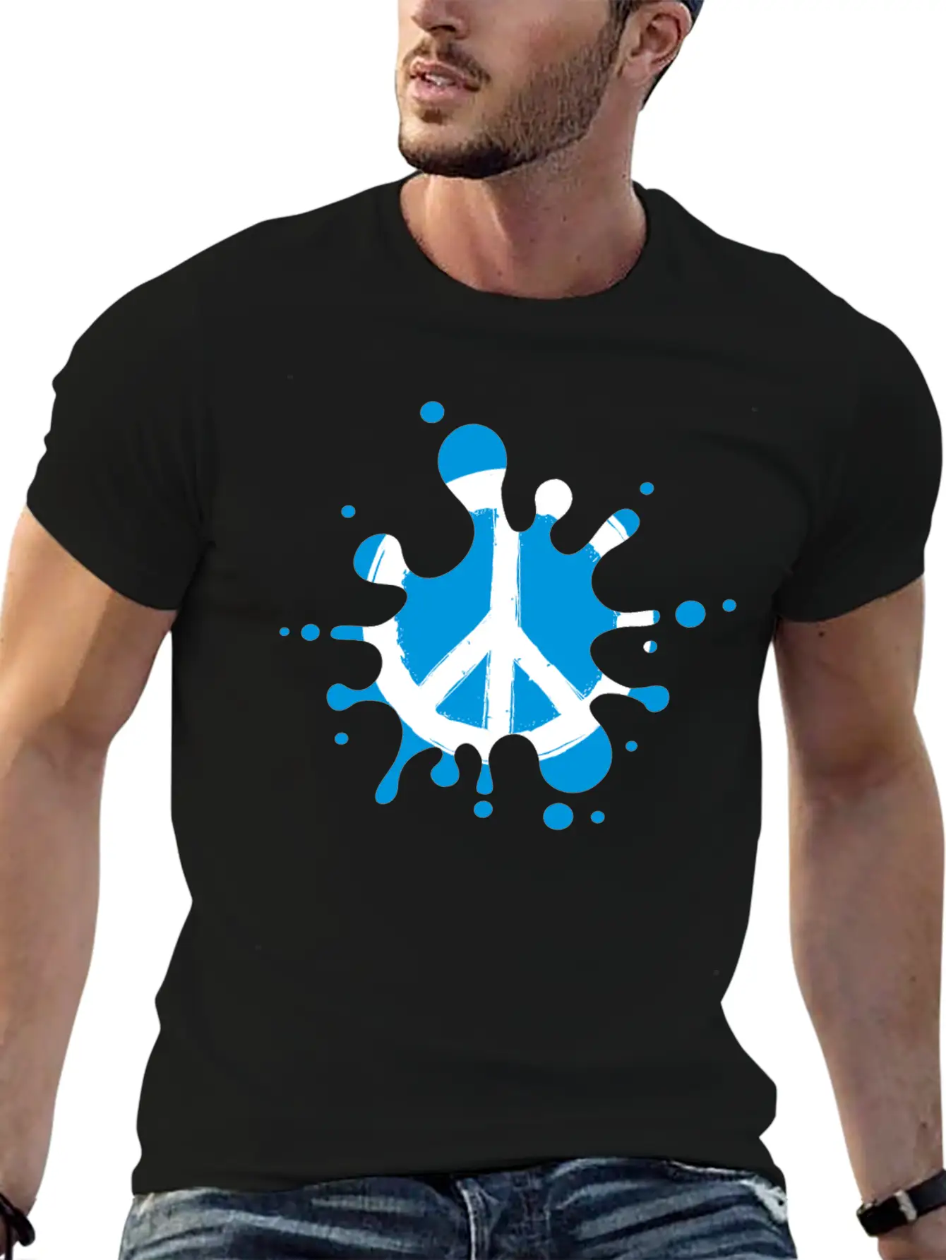 Peace Basic Graphic T-Shirt – Daily Comfort In Soft Cotton