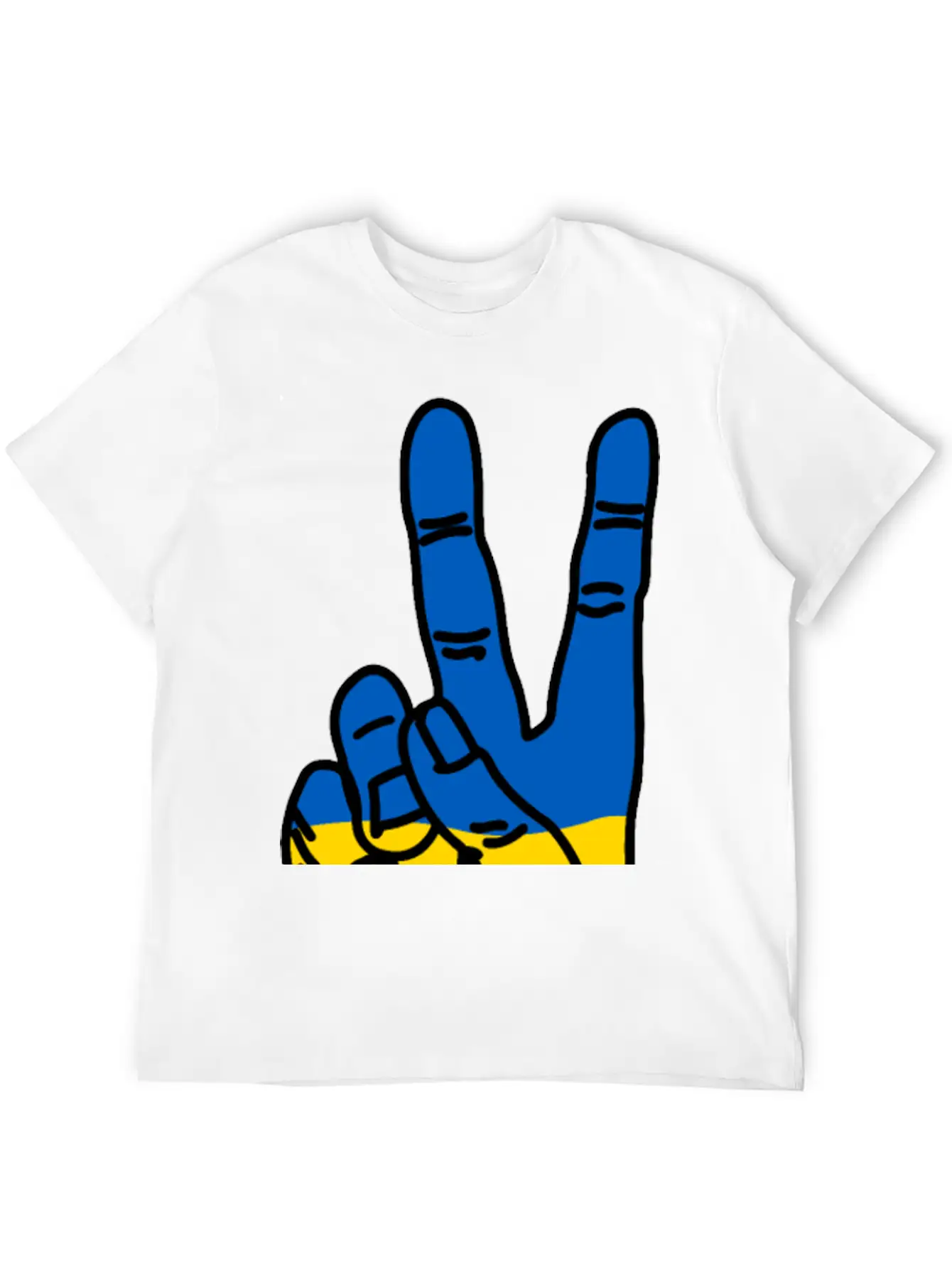 Peace For Ukraine Comfortable Minimalist Graphic Tee – Summer Style Essential