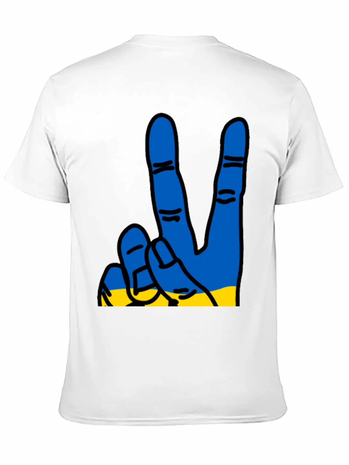 Peace For Ukraine Comfortable Minimalist Graphic Tee – Summer Style Essential