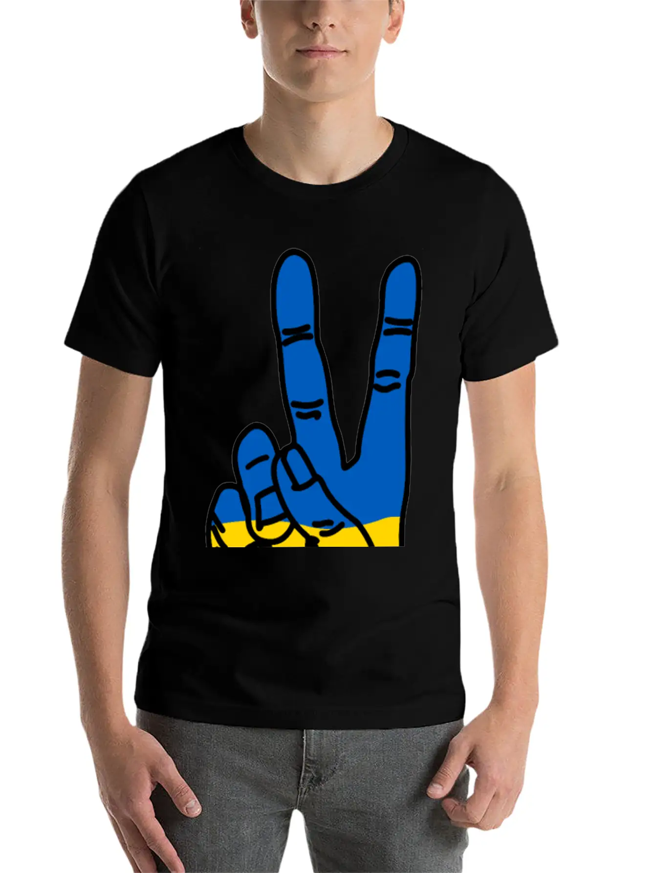 Peace For Ukraine Comfortable Minimalist Graphic Tee – Summer Style Essential