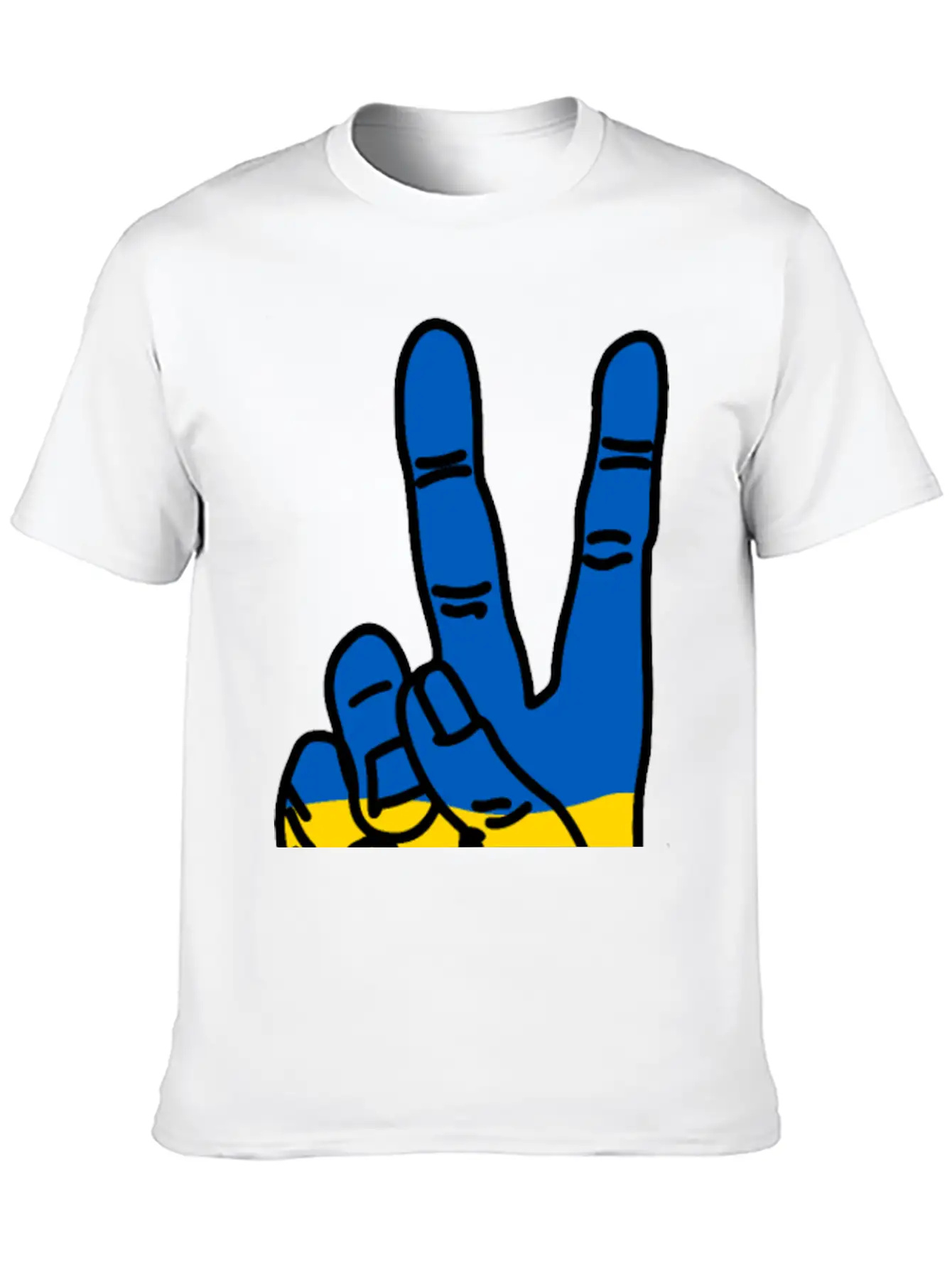 Peace For Ukraine Comfortable Minimalist Graphic Tee – Summer Style Essential