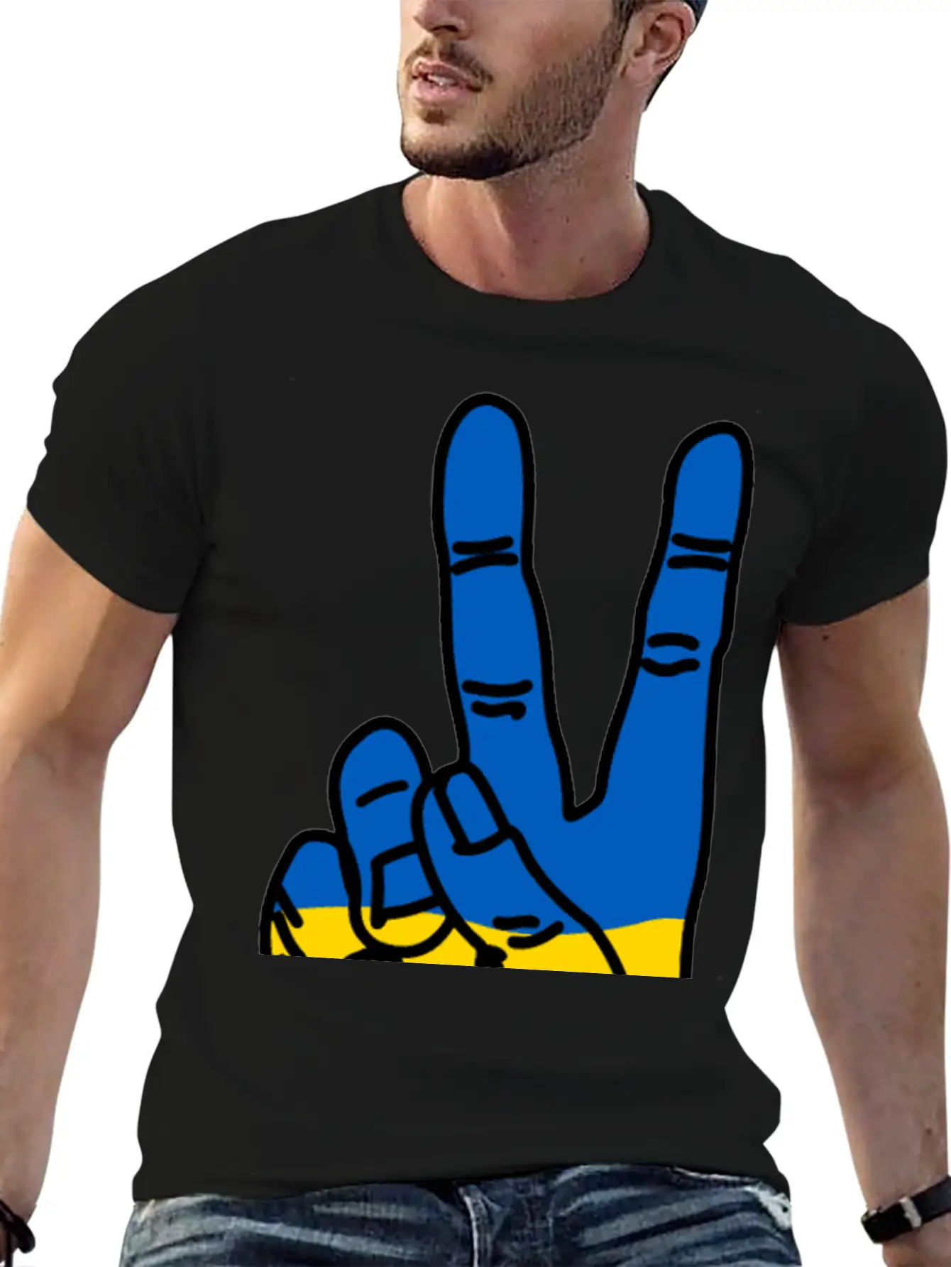 Peace For Ukraine Comfortable Minimalist Graphic Tee – Summer Style Essential