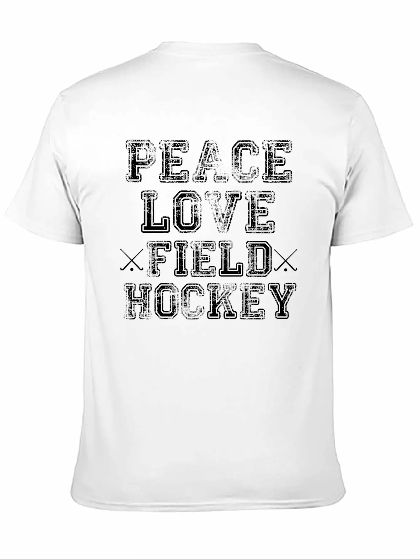 Peace, Love, Field Hockey Timeless Short Sleeve Tee – Comfy And Minimalist Design