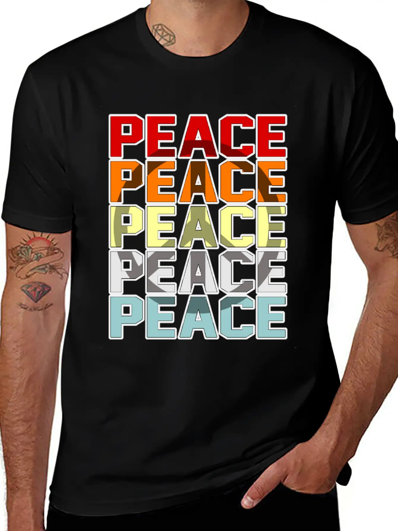 Peace Movement Infinity Gift Essential Unisex Summer Tee – Soft Cotton Casual Fit