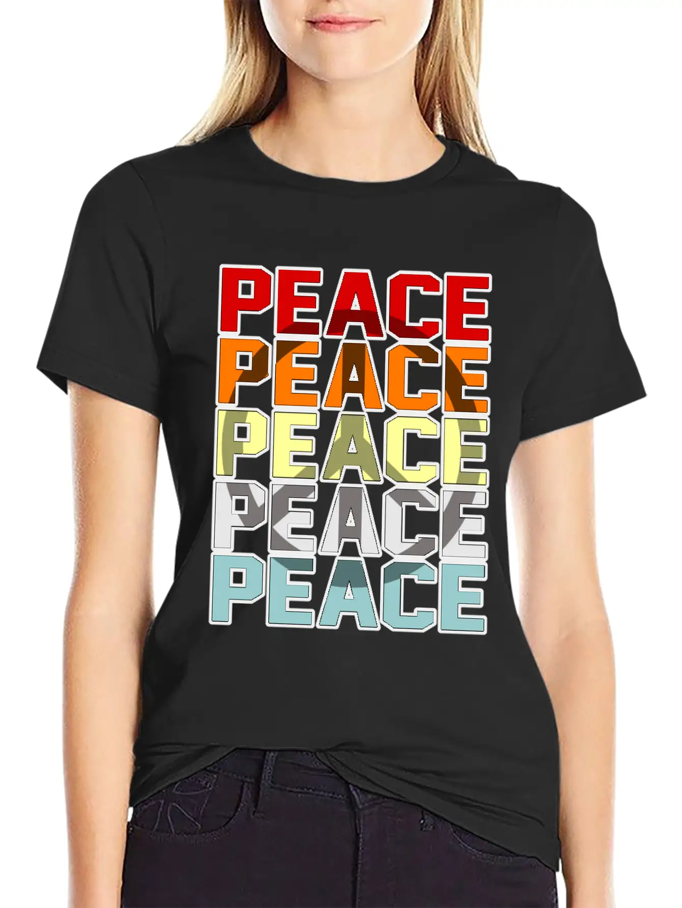 Peace Movement Infinity Gift Essential Unisex Summer Tee – Soft Cotton Casual Fit