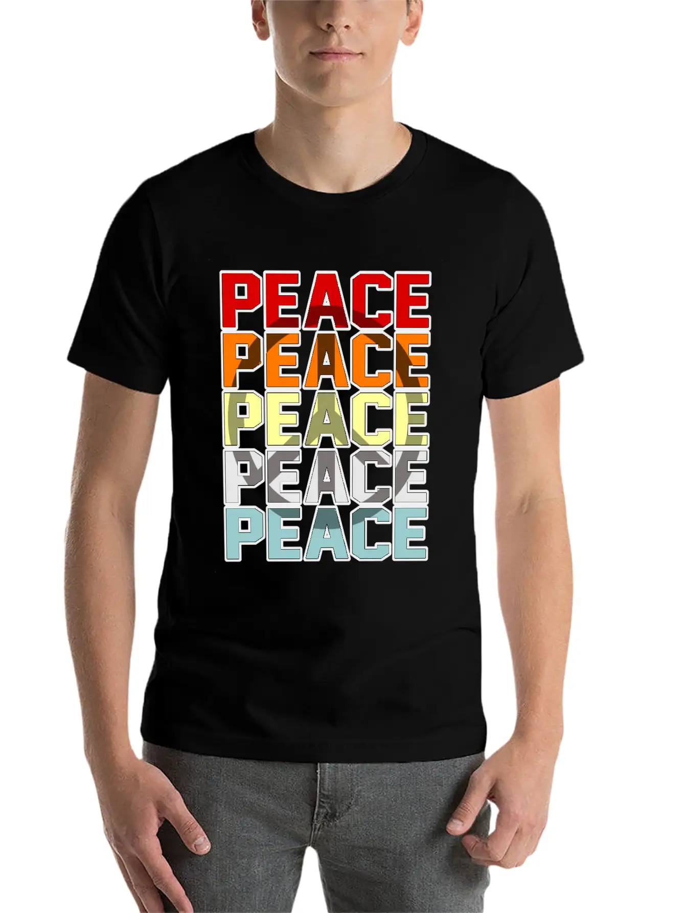 Peace Movement Infinity Gift Essential Unisex Summer Tee – Soft Cotton Casual Fit