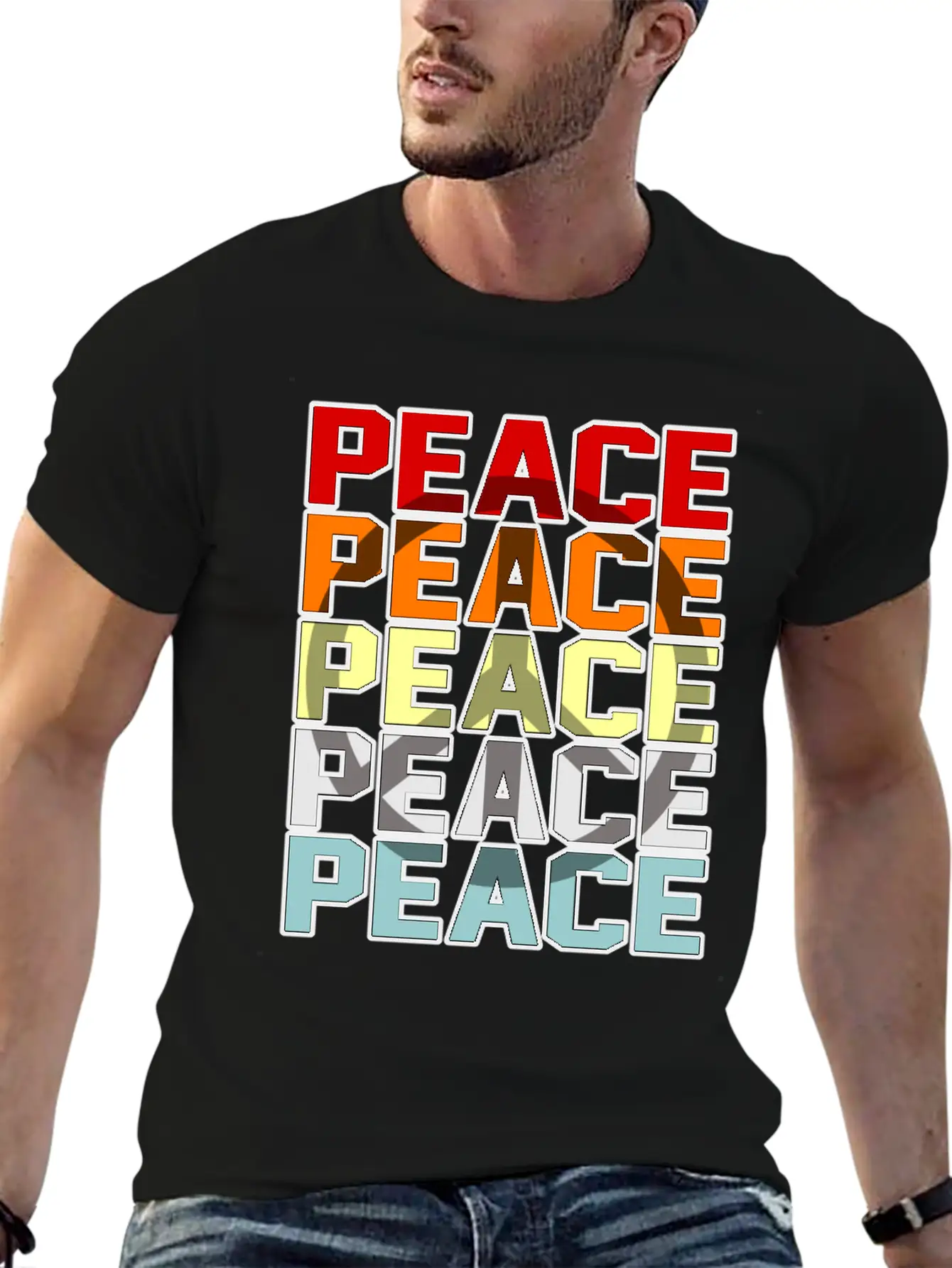 Peace Movement Infinity Gift Essential Unisex Summer Tee – Soft Cotton Casual Fit