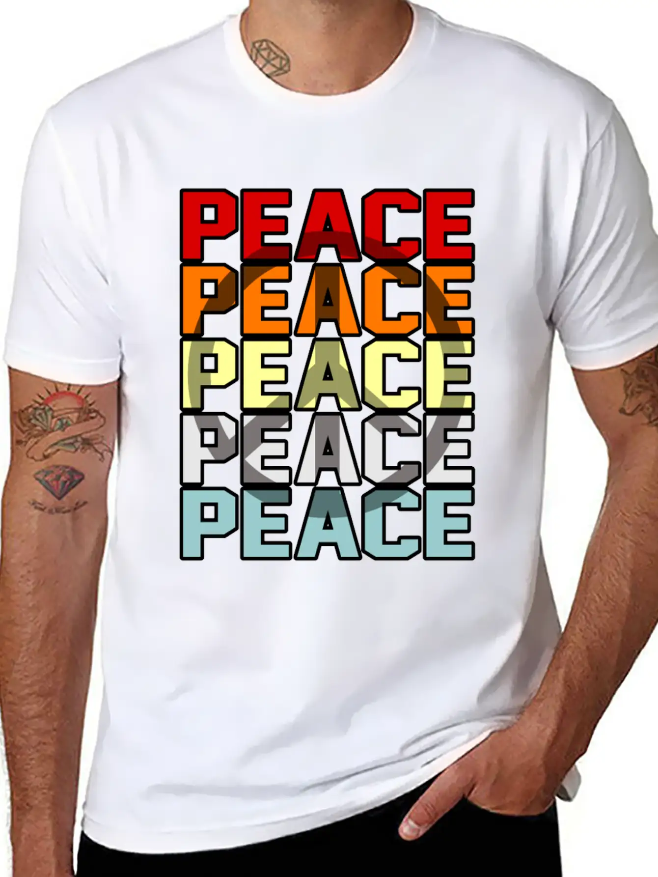 Peace Movement Infinity Gift Essential Unisex Summer Tee – Soft Cotton Casual Fit