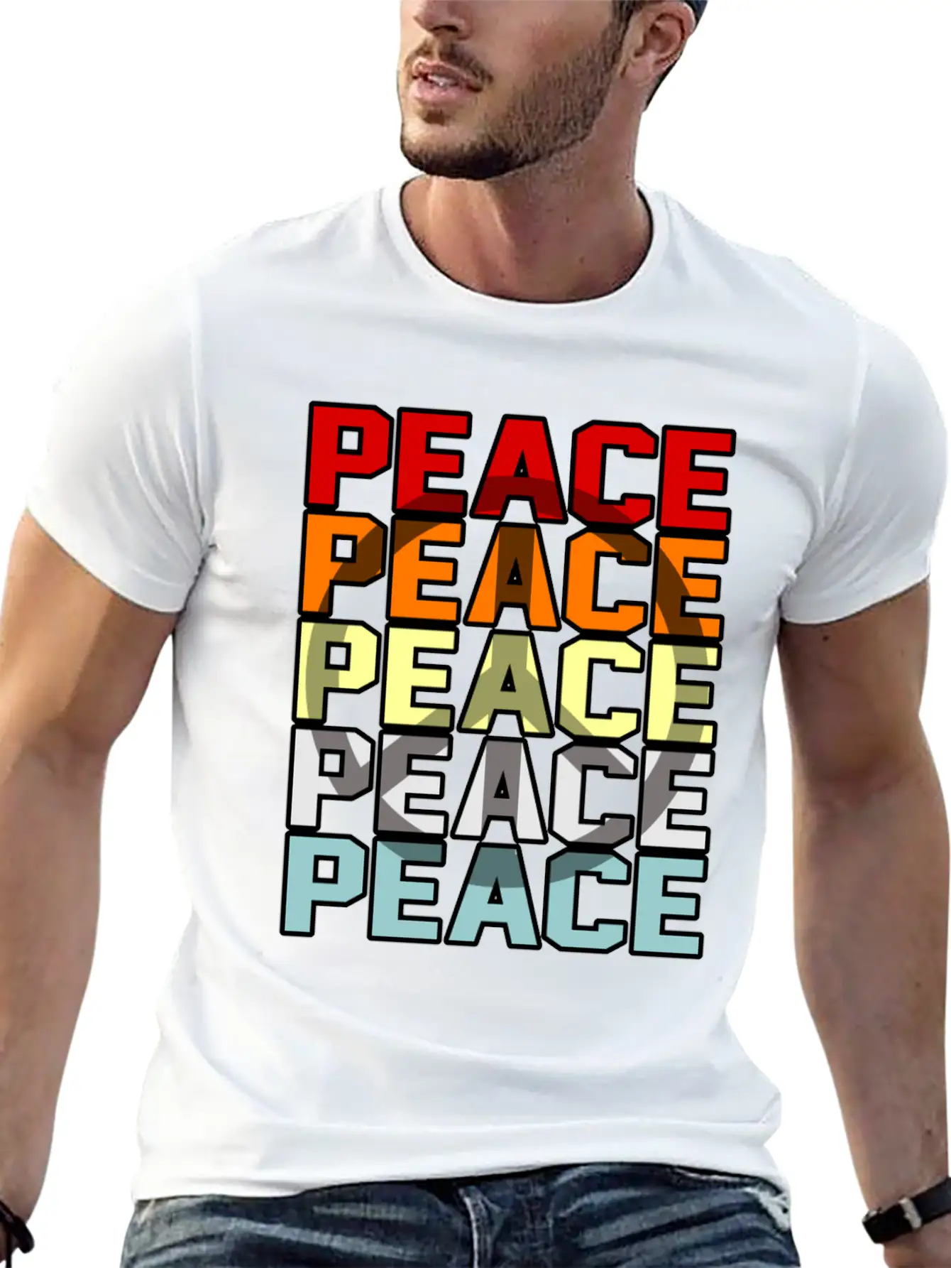 Peace Movement Infinity Gift Essential Unisex Summer Tee – Soft Cotton Casual Fit
