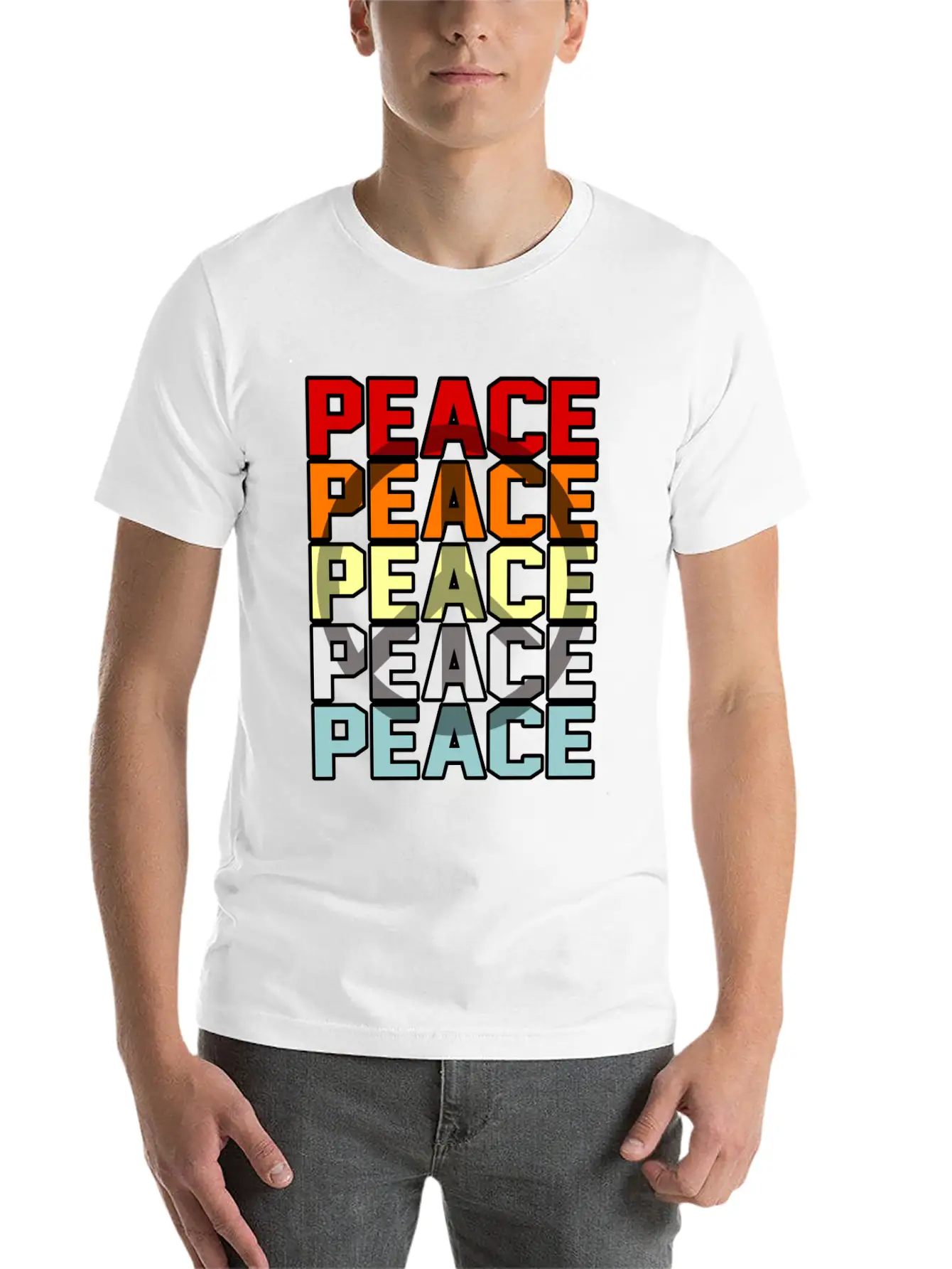 Peace Movement Infinity Gift Essential Unisex Summer Tee – Soft Cotton Casual Fit