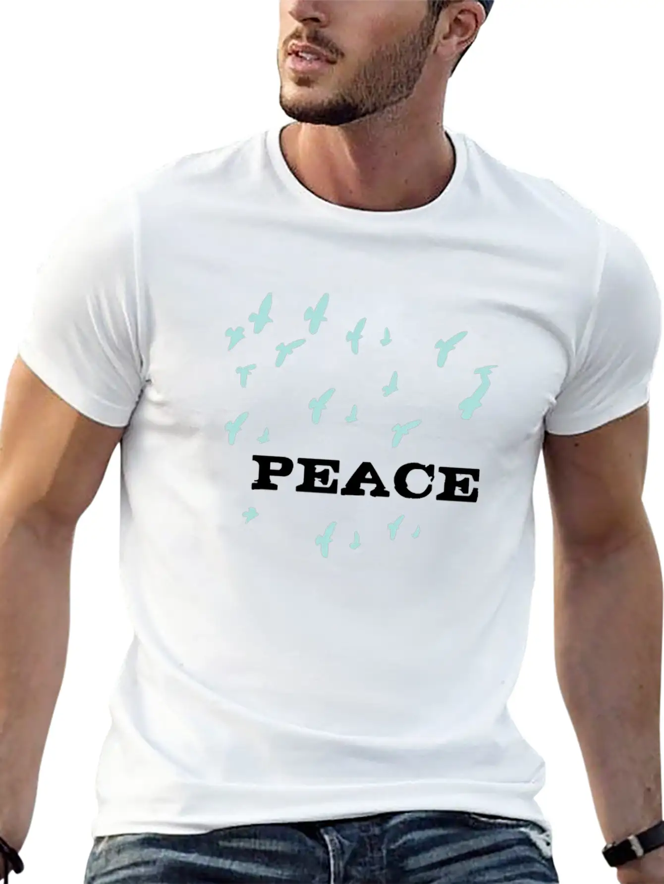 Peace Stylish Everyday T-Shirt – Unisex Basic Cotton Tee