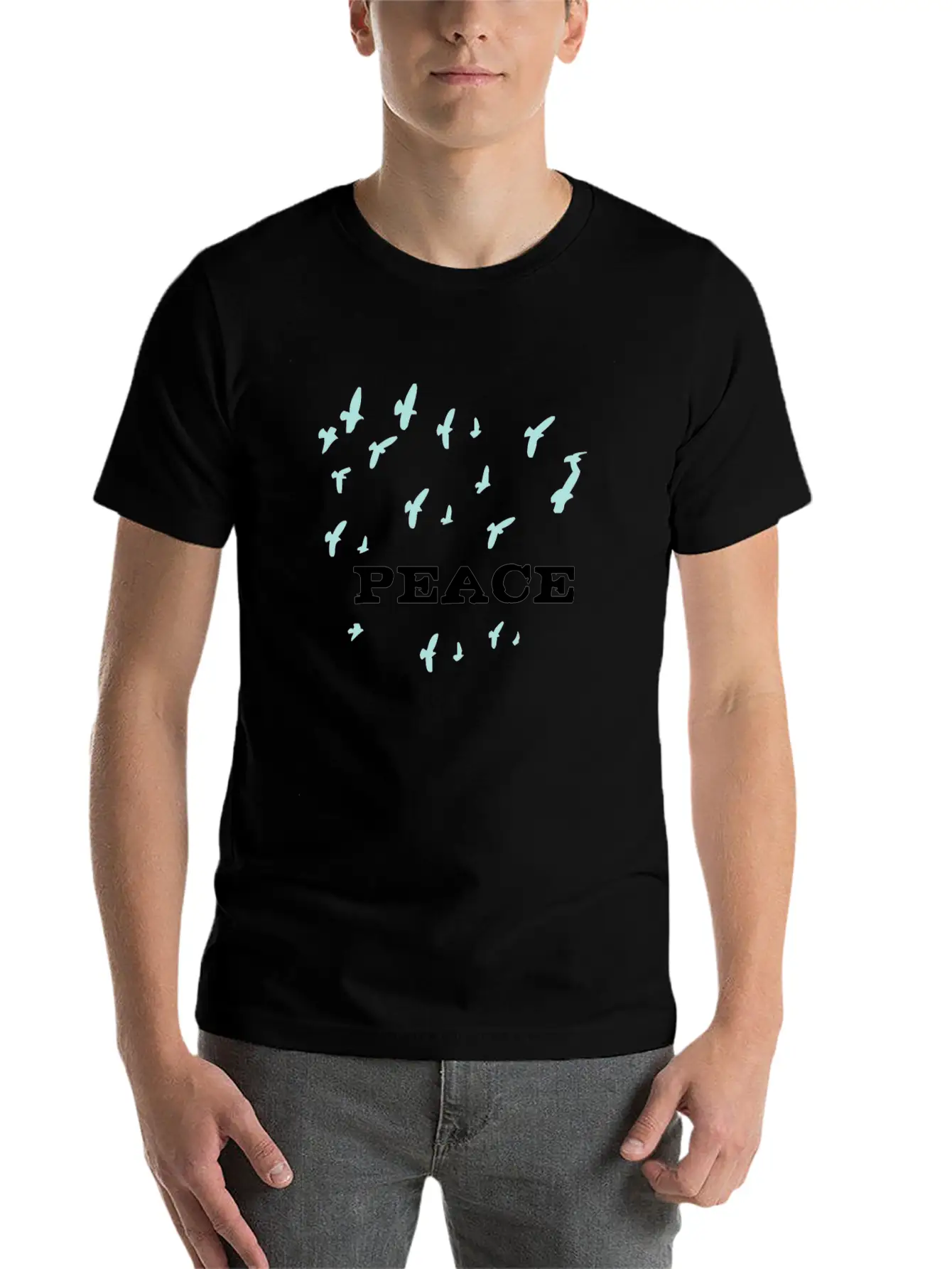 Peace Stylish Everyday T-Shirt – Unisex Basic Cotton Tee