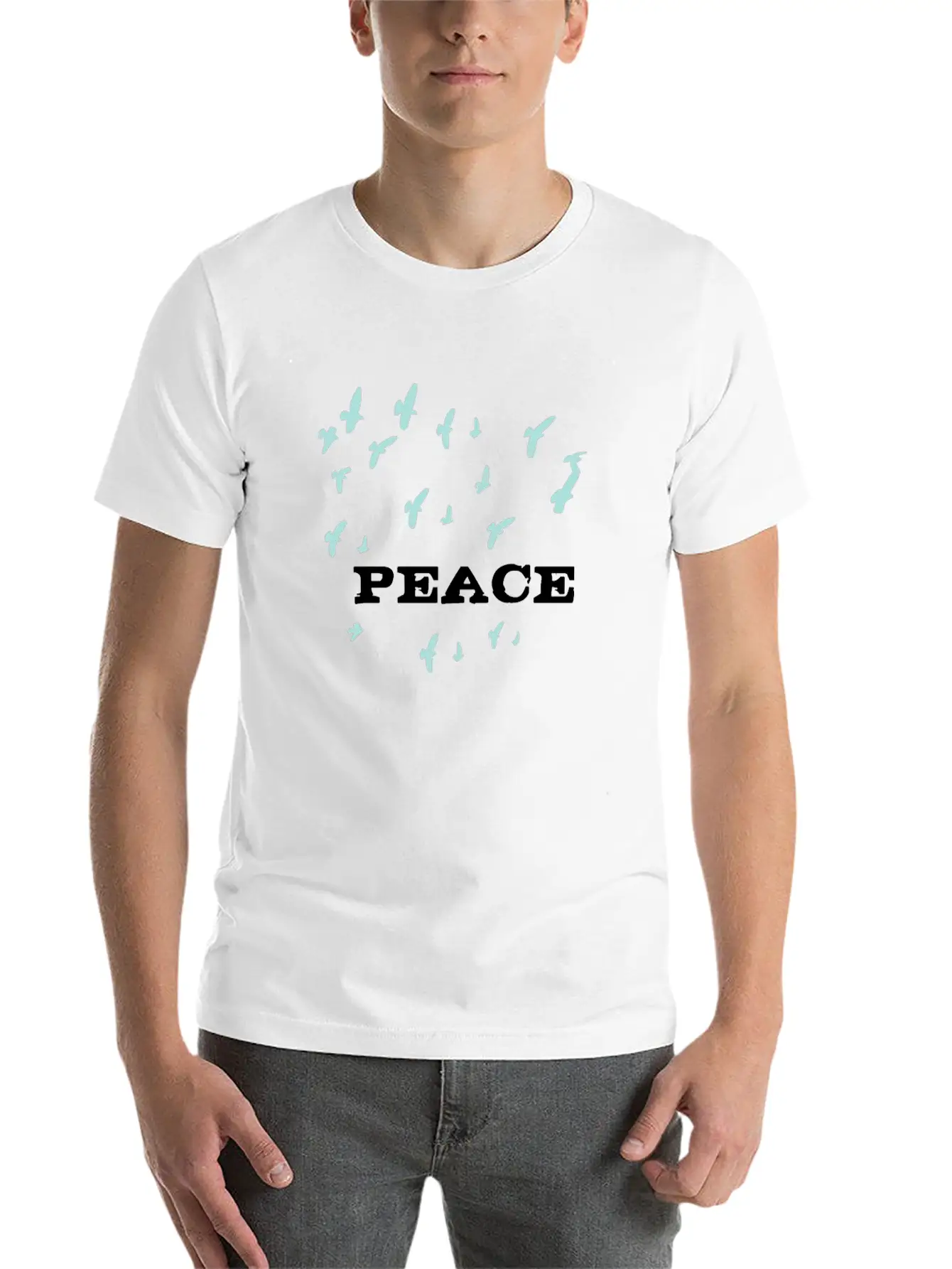 Peace Stylish Everyday T-Shirt – Unisex Basic Cotton Tee