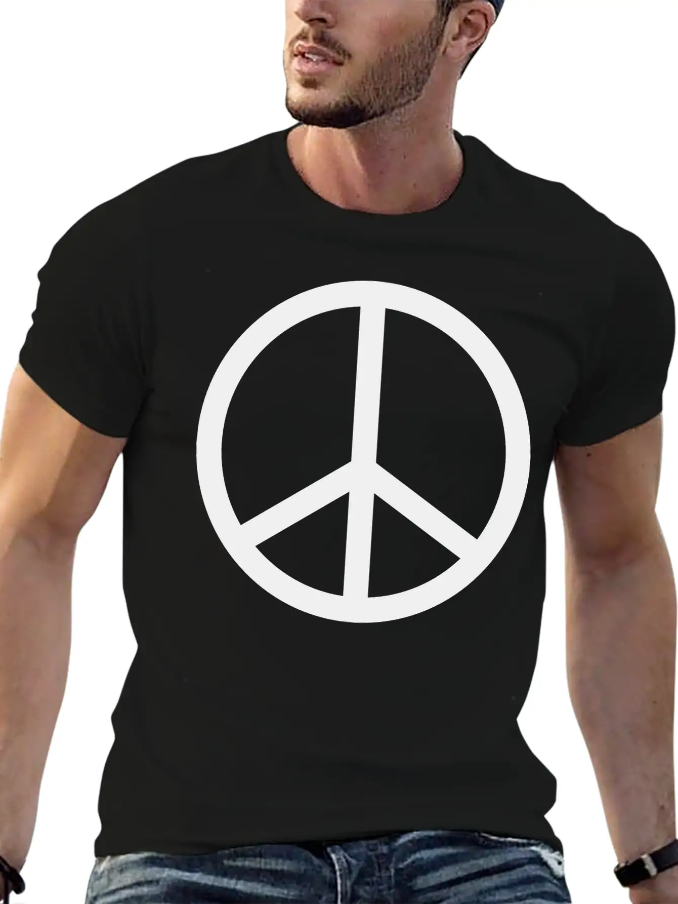 Peace Timeless Short Sleeve Tee – Comfy And Minimalist Design