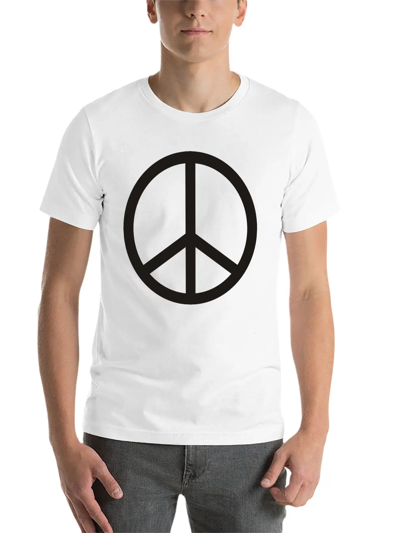 Peace Timeless Short Sleeve Tee – Comfy And Minimalist Design