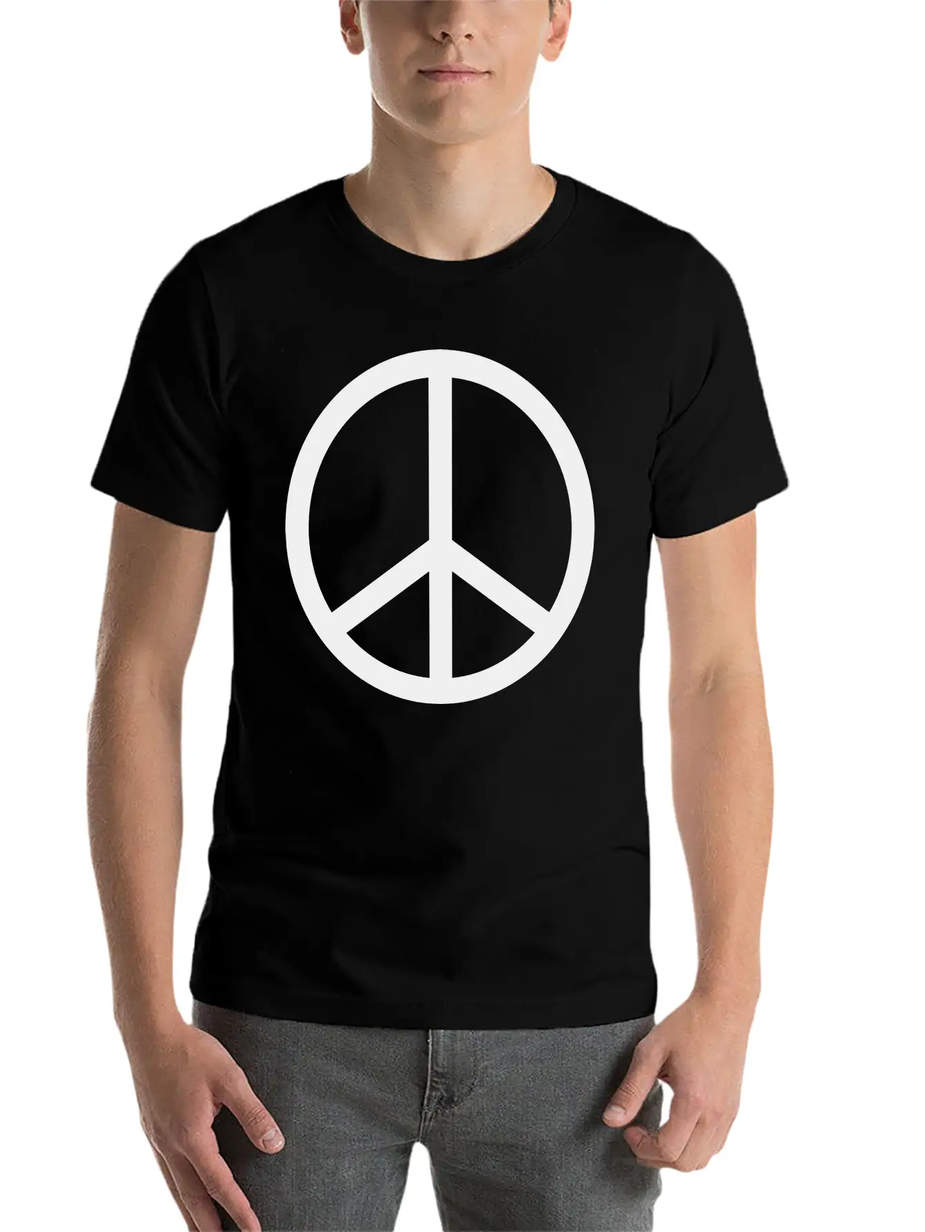 Peace Timeless Short Sleeve Tee – Comfy And Minimalist Design