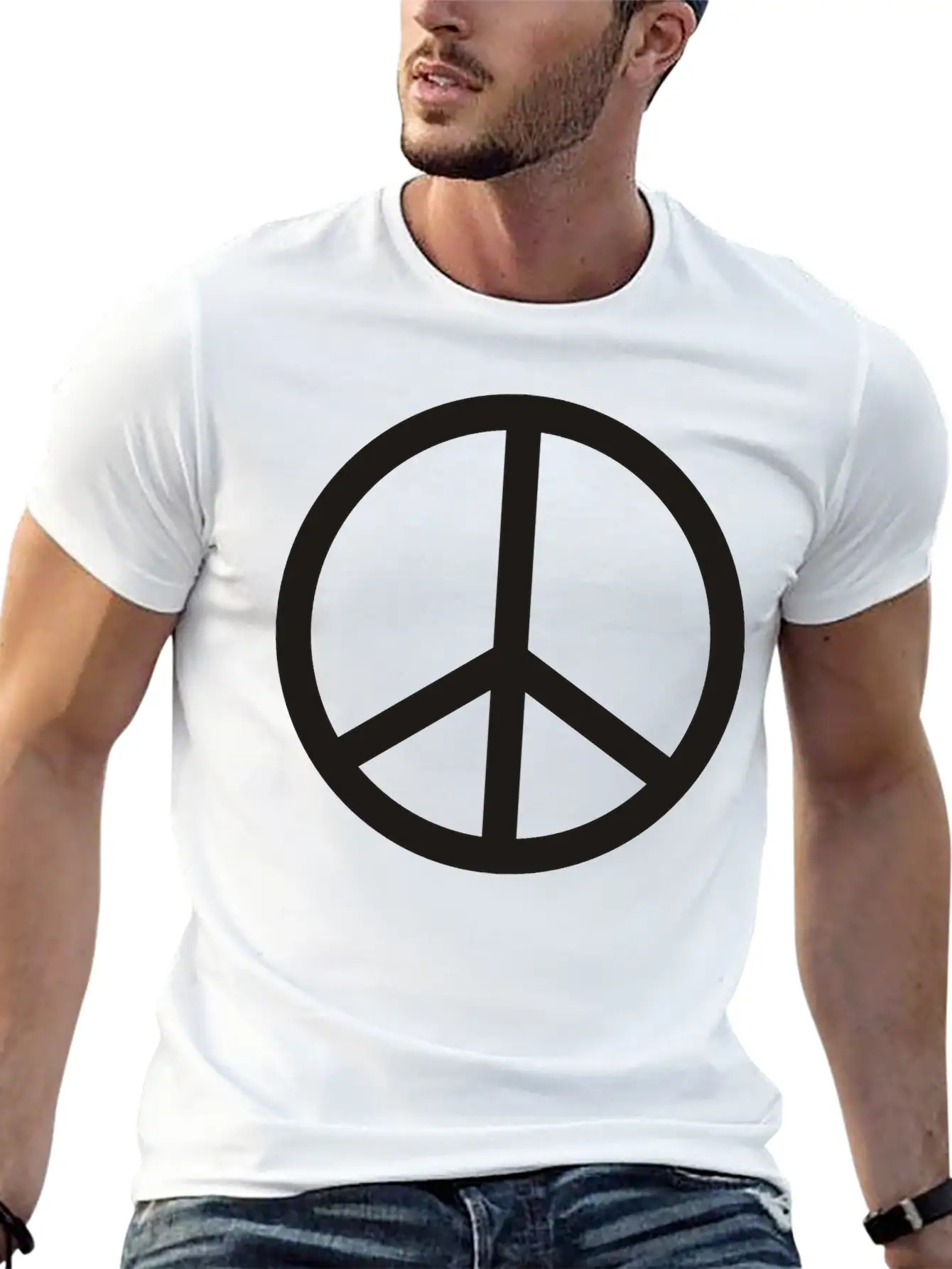 Peace Timeless Short Sleeve Tee – Comfy And Minimalist Design