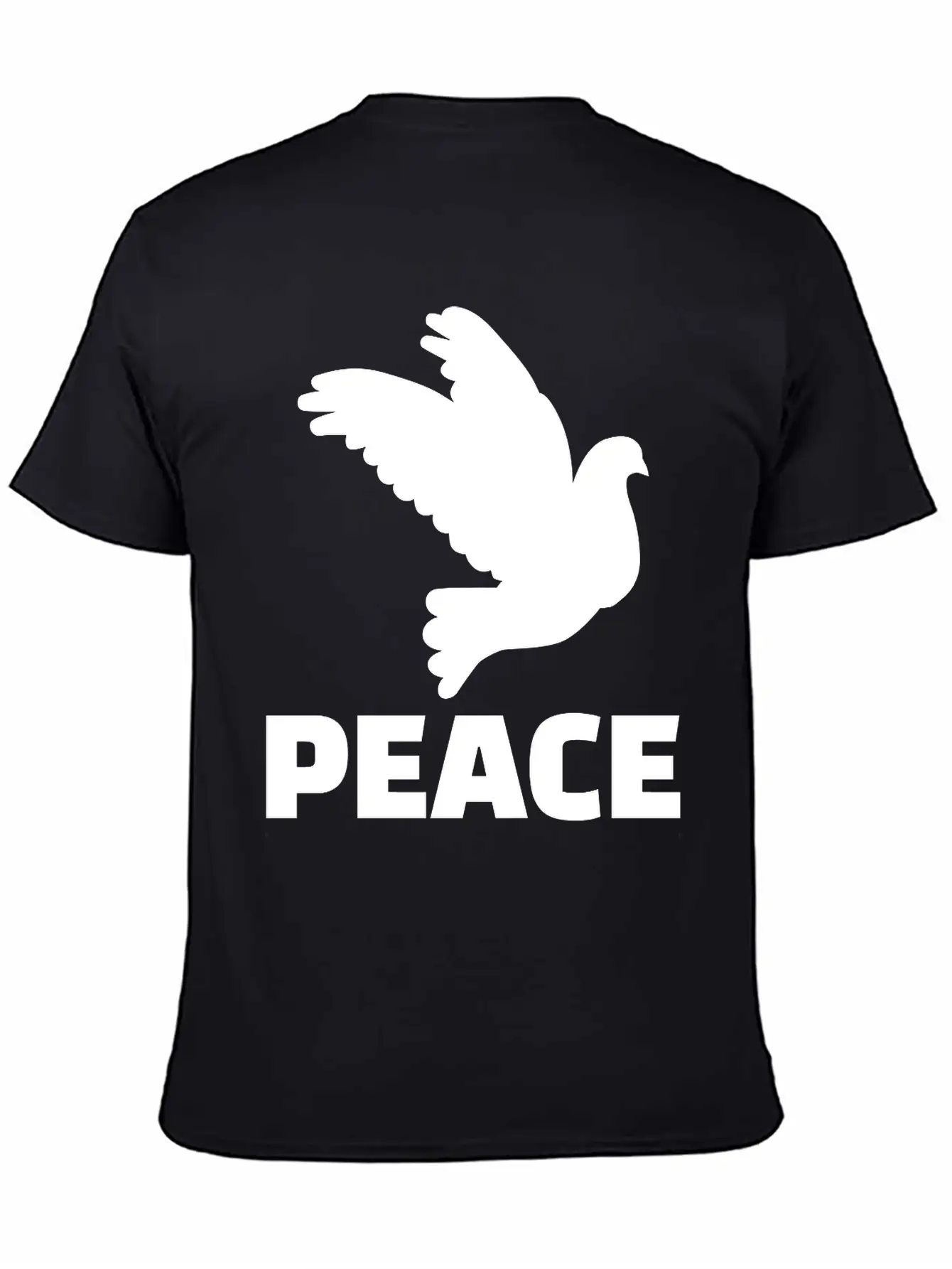 Peace Unisex Short Sleeve Soft Cotton T-Shirt – Casual Everyday Wear
