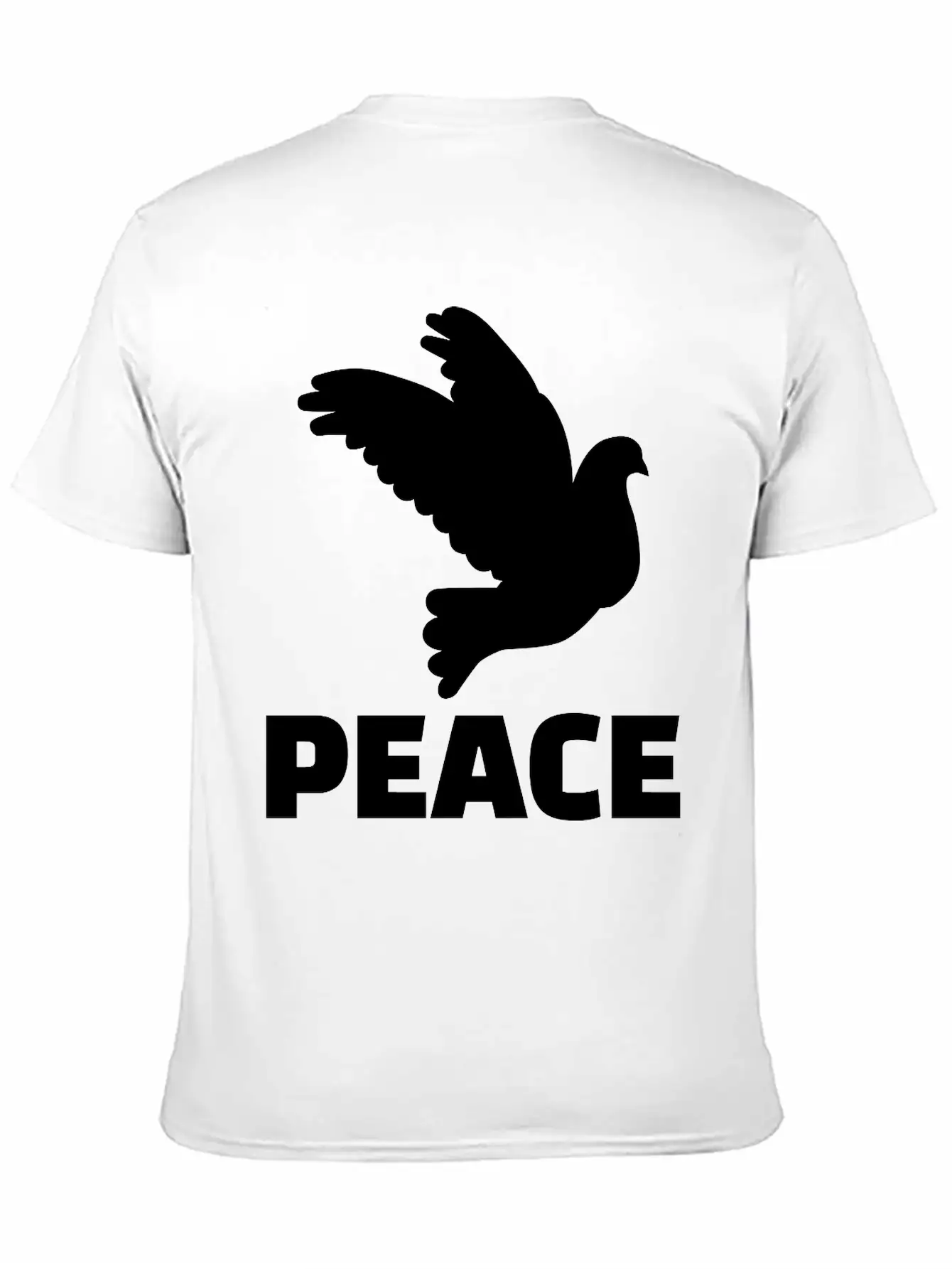 Peace Unisex Short Sleeve Soft Cotton T-Shirt – Casual Everyday Wear