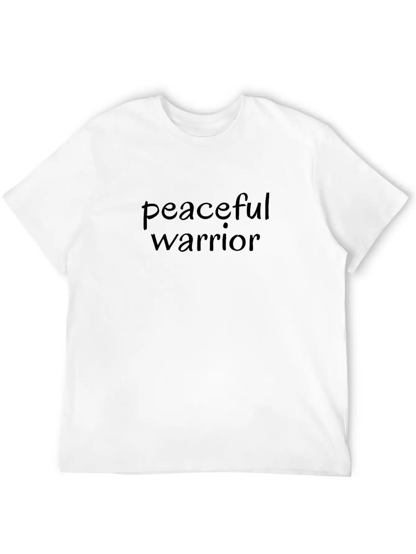 Peaceful Warrior; Spiritual Gangsta; Zen; Yoga Vib Unisex Short Sleeve Soft Cotton T-Shirt – Casual Everyday Wear