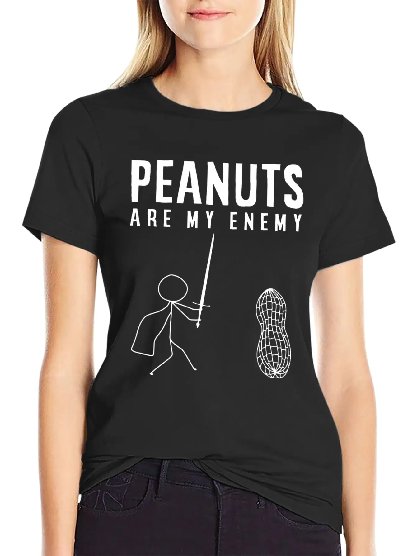 Peanut Allergy, Unisex Casual T-Shirt – Clean Design For Daily Comfort