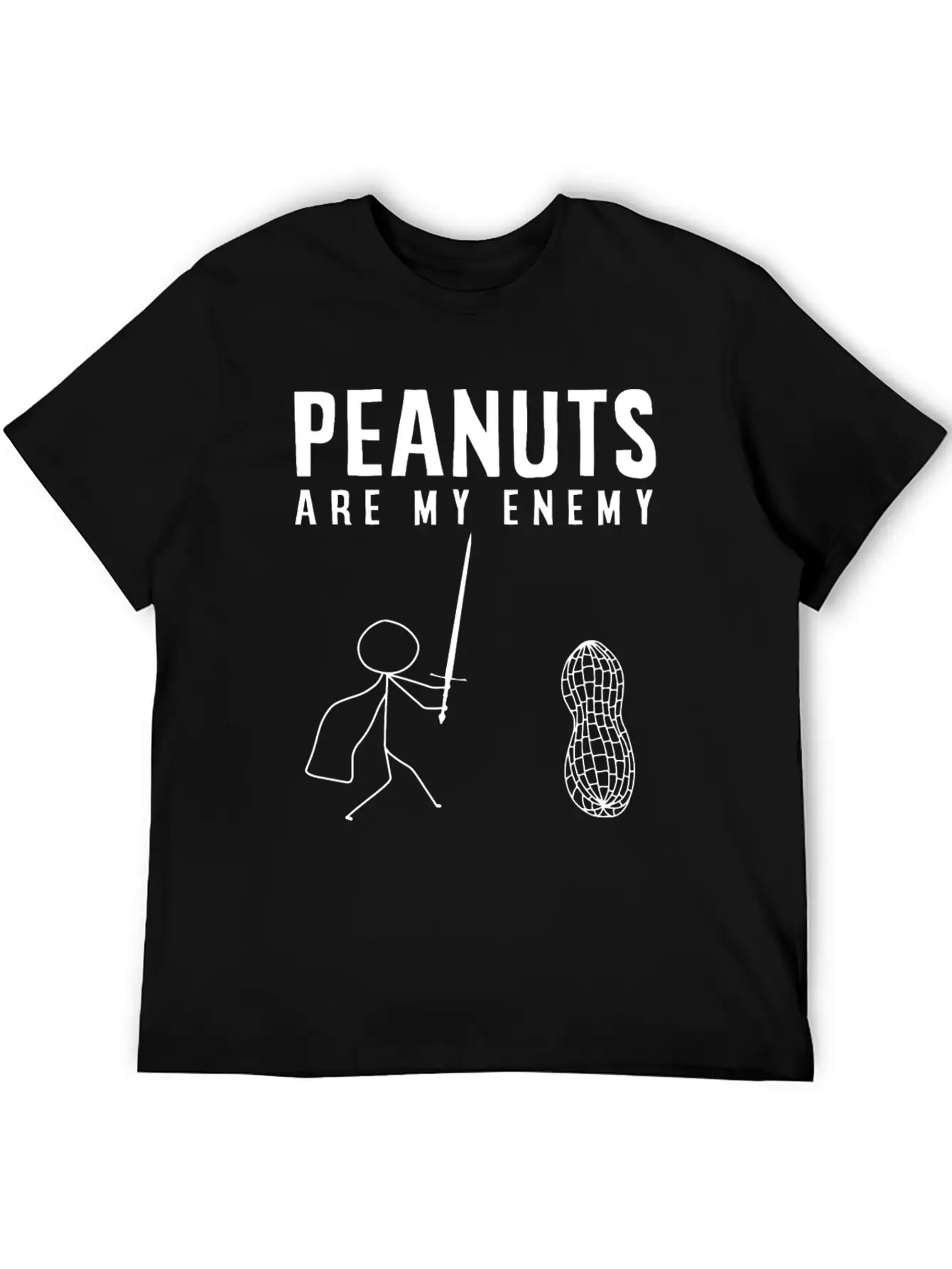 Peanut Allergy, Unisex Casual T-Shirt – Clean Design For Daily Comfort