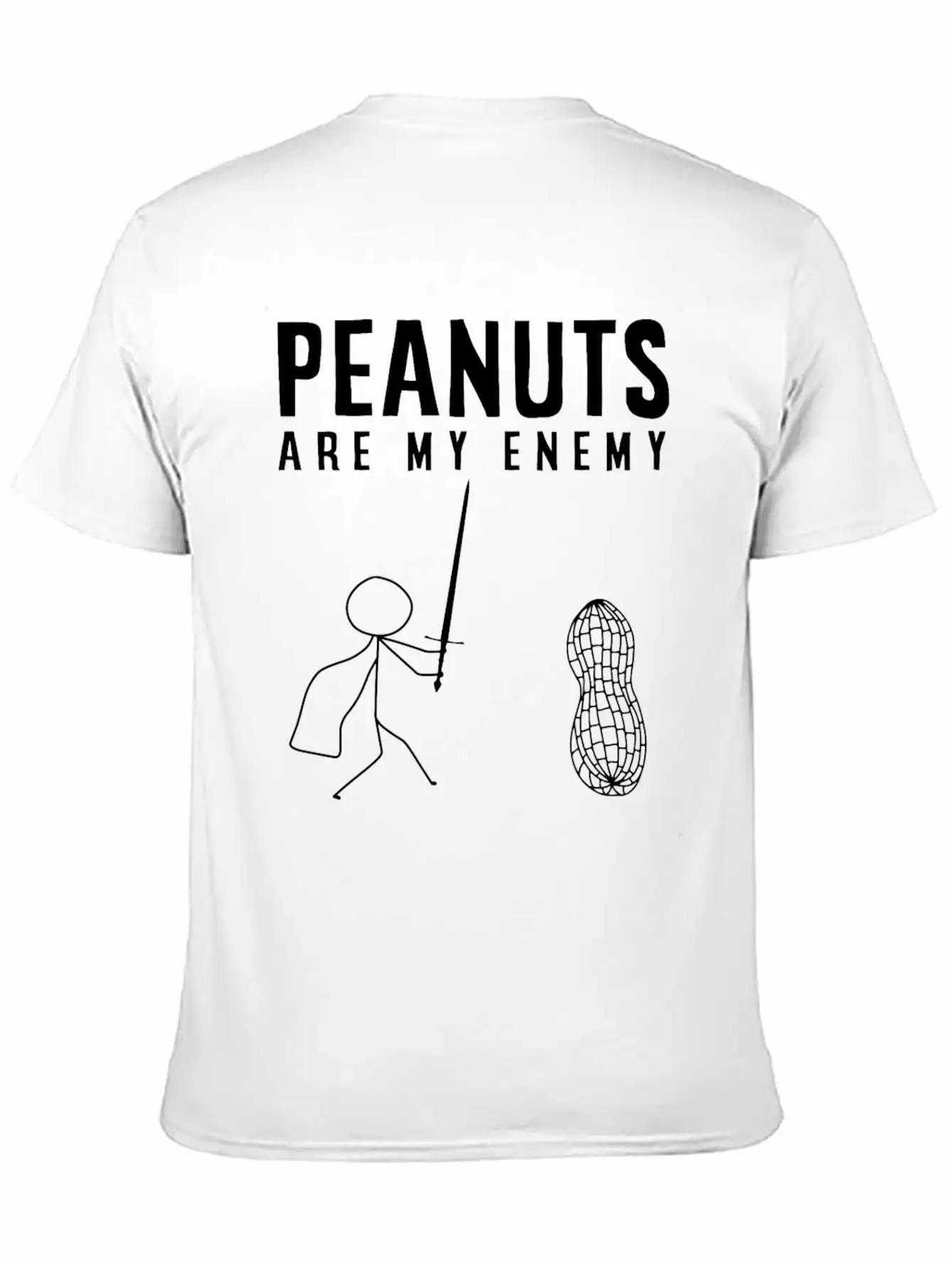 Peanut Allergy, Unisex Casual T-Shirt – Clean Design For Daily Comfort