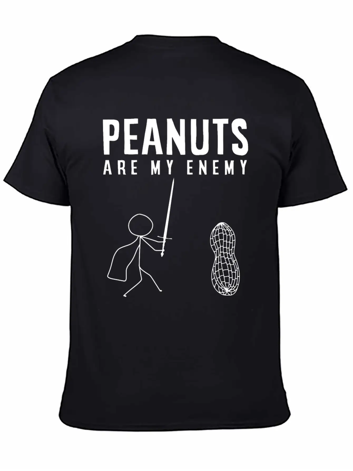 Peanut Allergy, Unisex Casual T-Shirt – Clean Design For Daily Comfort