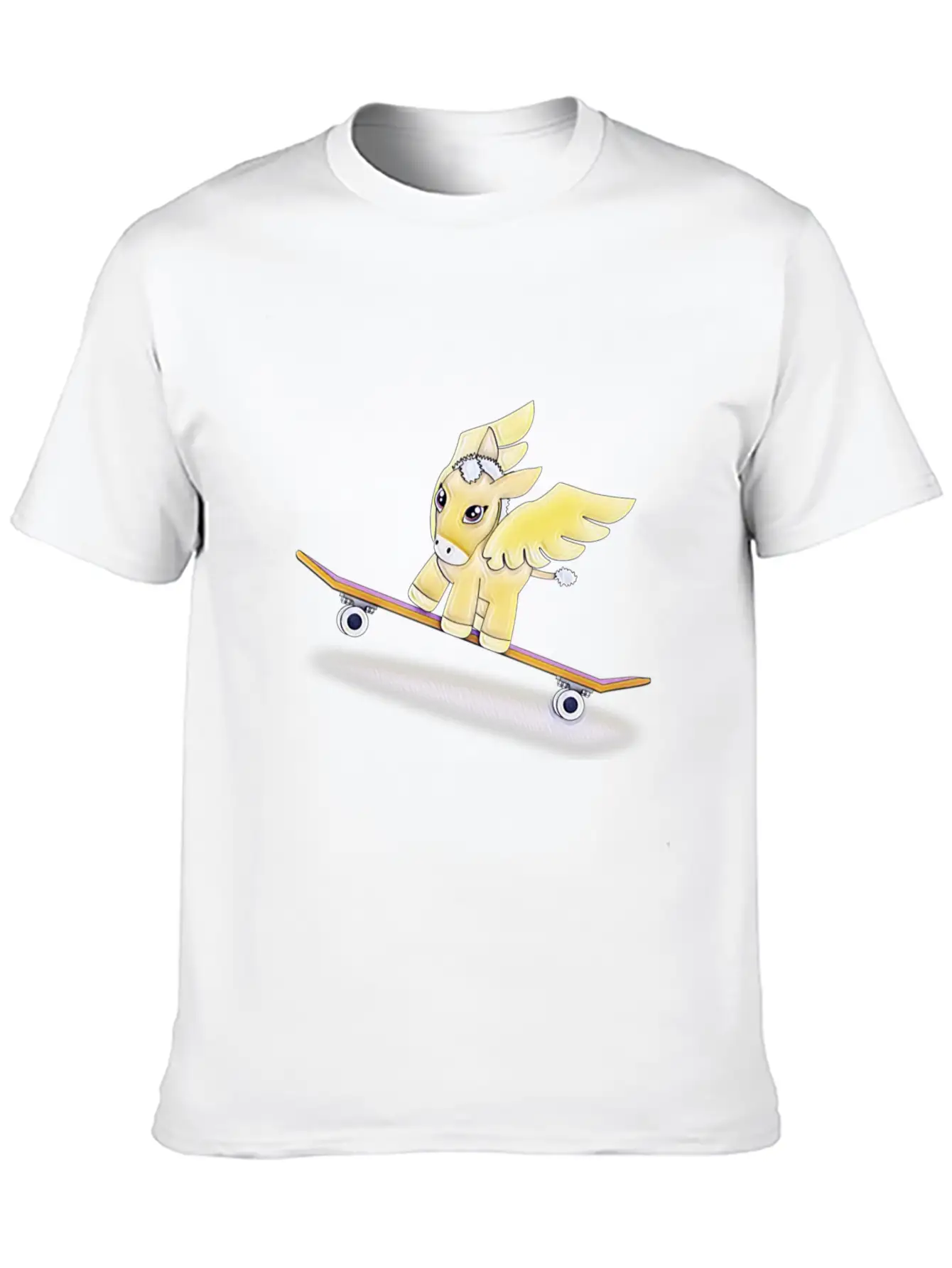 Pegasus Skater Essential Unisex Summer Tee – Soft Cotton Casual Fit
