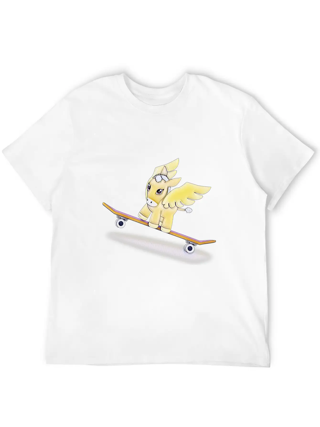 Pegasus Skater Essential Unisex Summer Tee – Soft Cotton Casual Fit