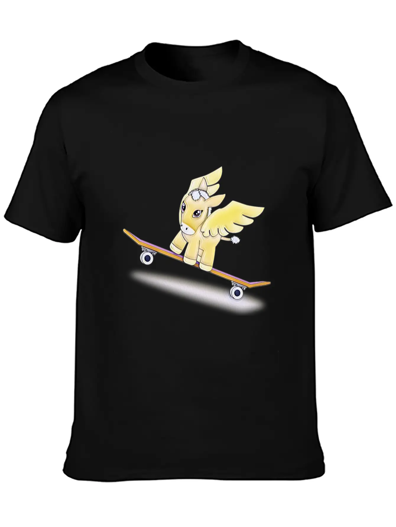 Pegasus Skater Essential Unisex Summer Tee – Soft Cotton Casual Fit
