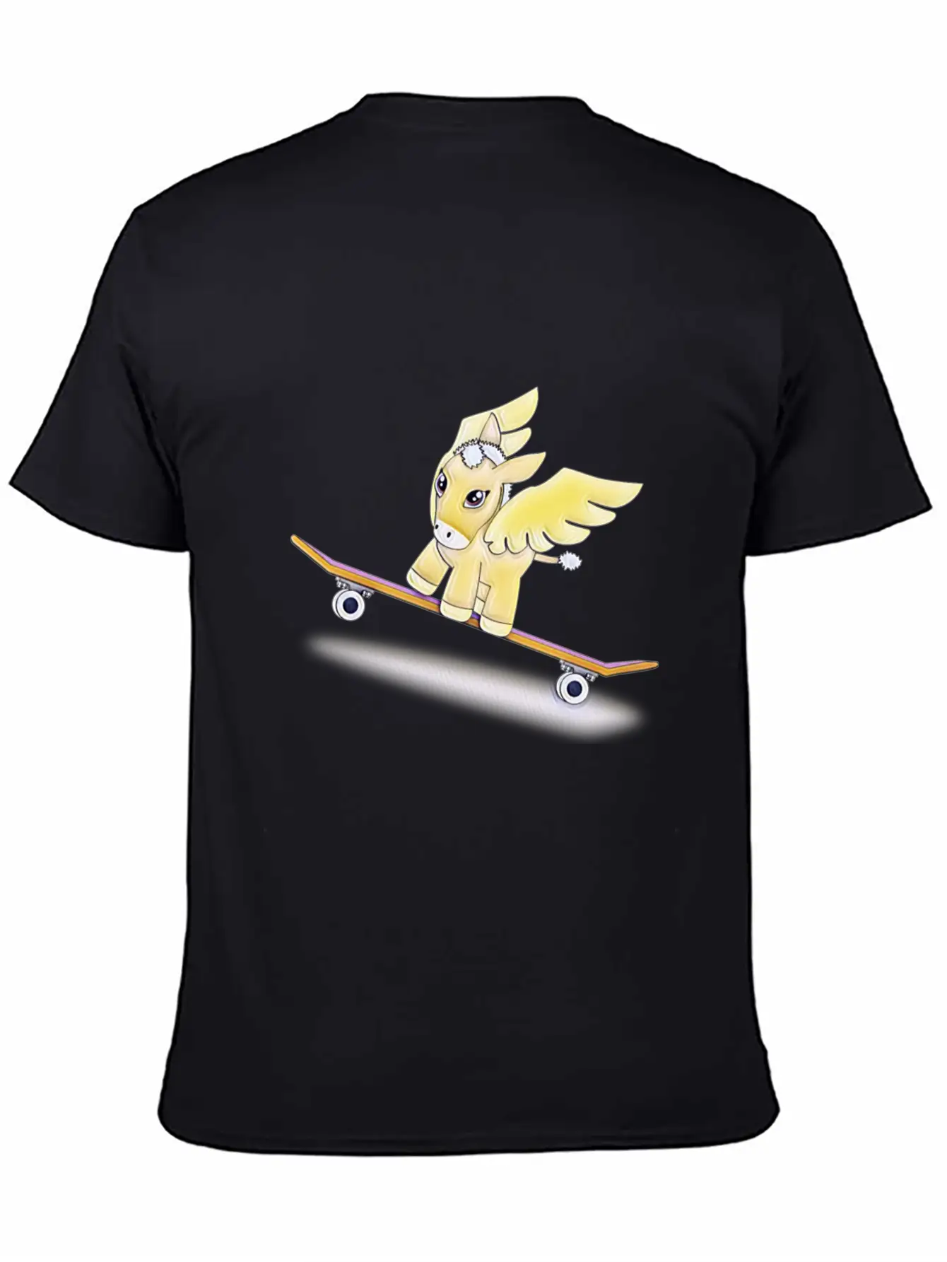 Pegasus Skater Essential Unisex Summer Tee – Soft Cotton Casual Fit