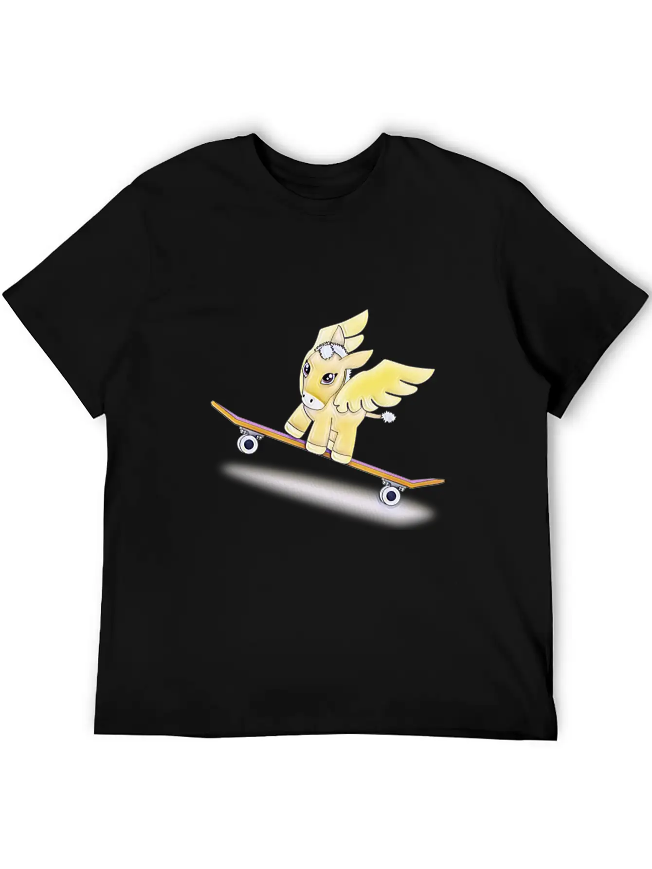 Pegasus Skater Essential Unisex Summer Tee – Soft Cotton Casual Fit