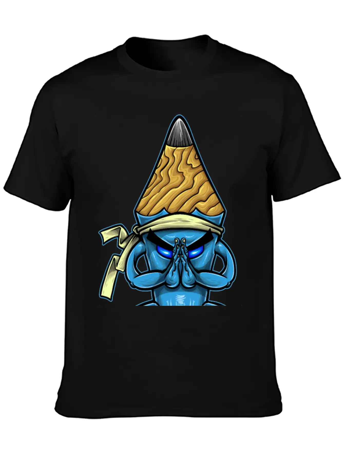 Pencil Monk Unisex Casual T-Shirt – Clean Design For Daily Comfort