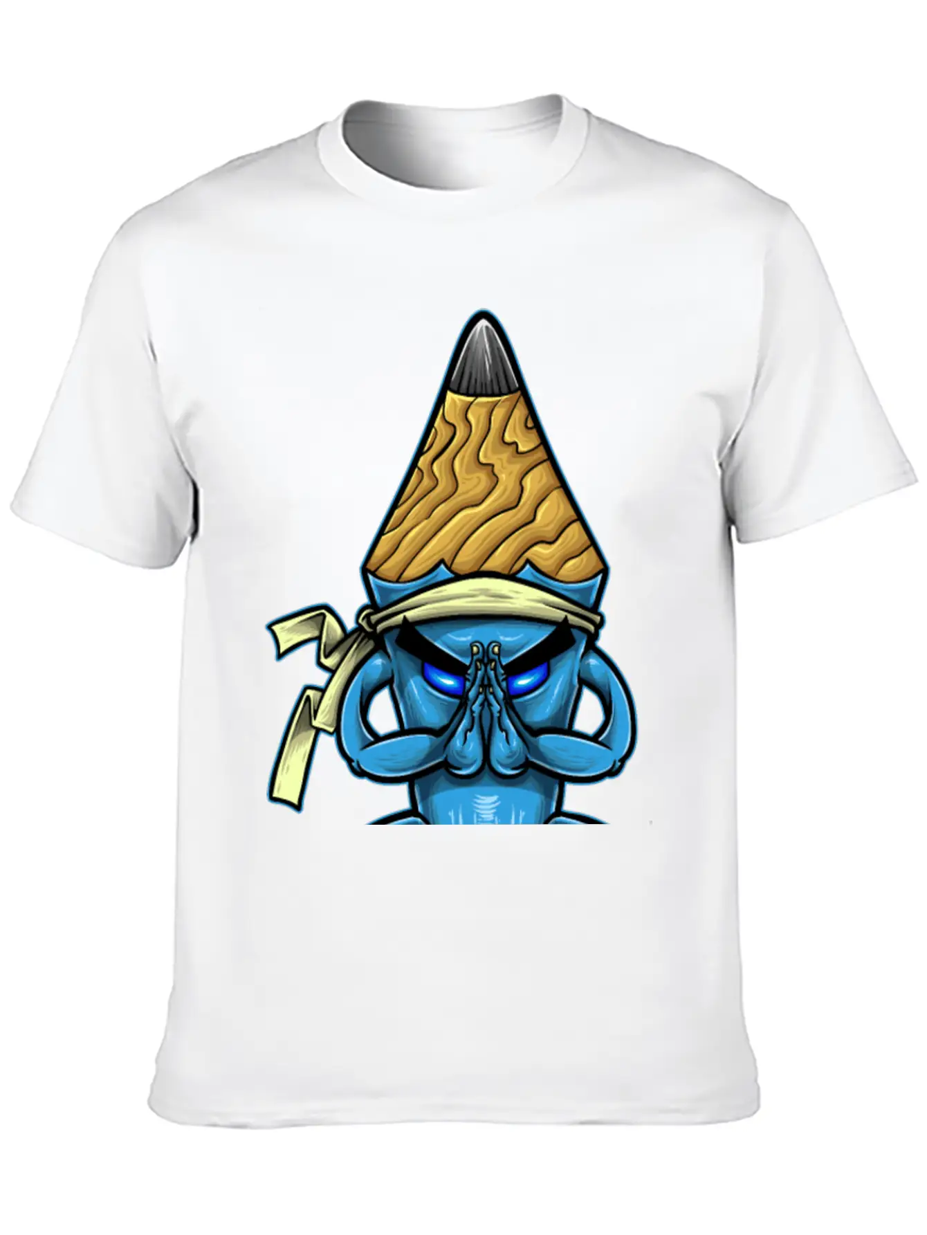 Pencil Monk Unisex Casual T-Shirt – Clean Design For Daily Comfort