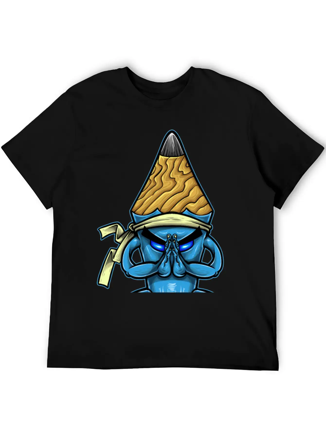Pencil Monk Unisex Casual T-Shirt – Clean Design For Daily Comfort