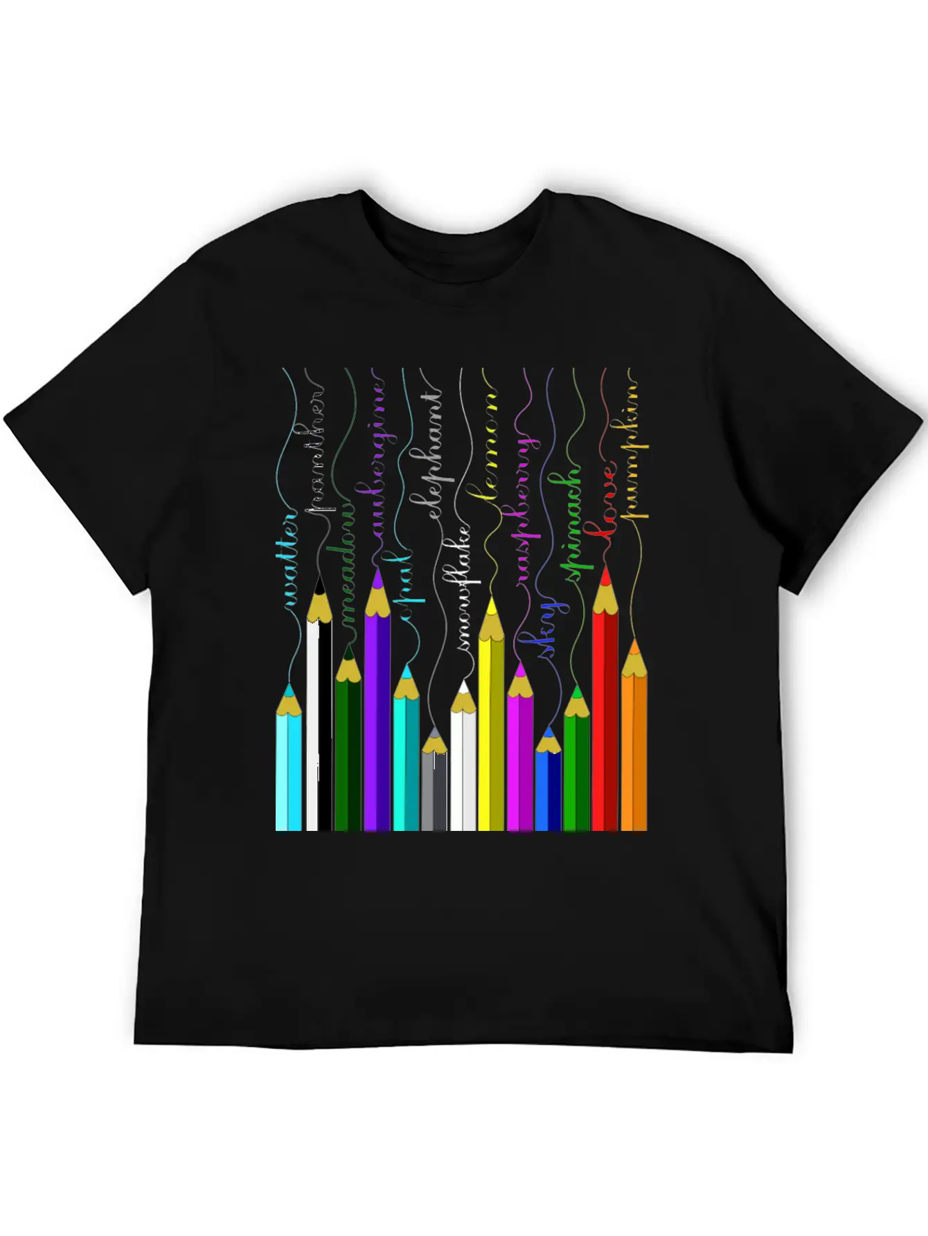 Pencil Unisex Short Sleeve Soft Cotton T-Shirt – Casual Everyday Wear