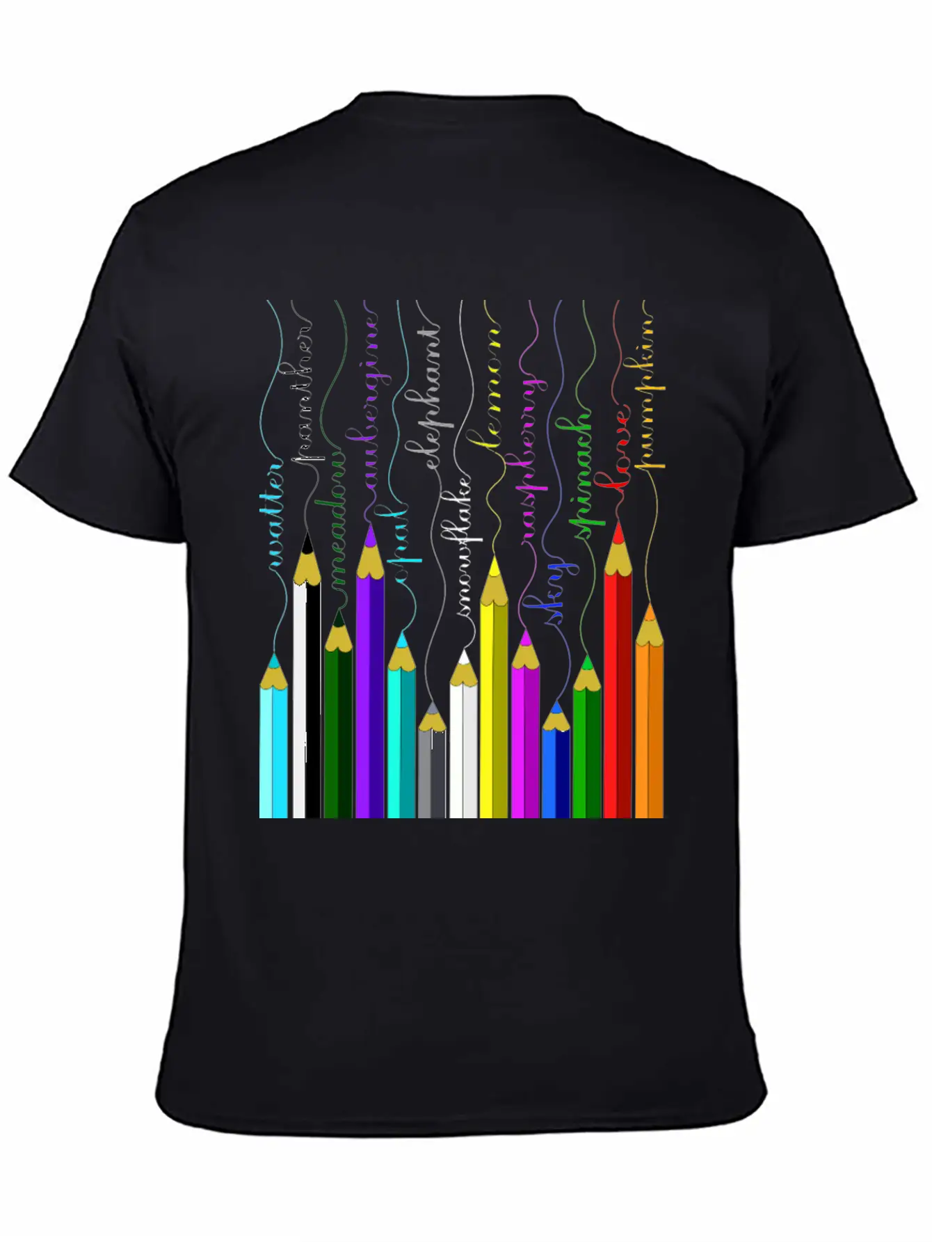Pencil Unisex Short Sleeve Soft Cotton T-Shirt – Casual Everyday Wear