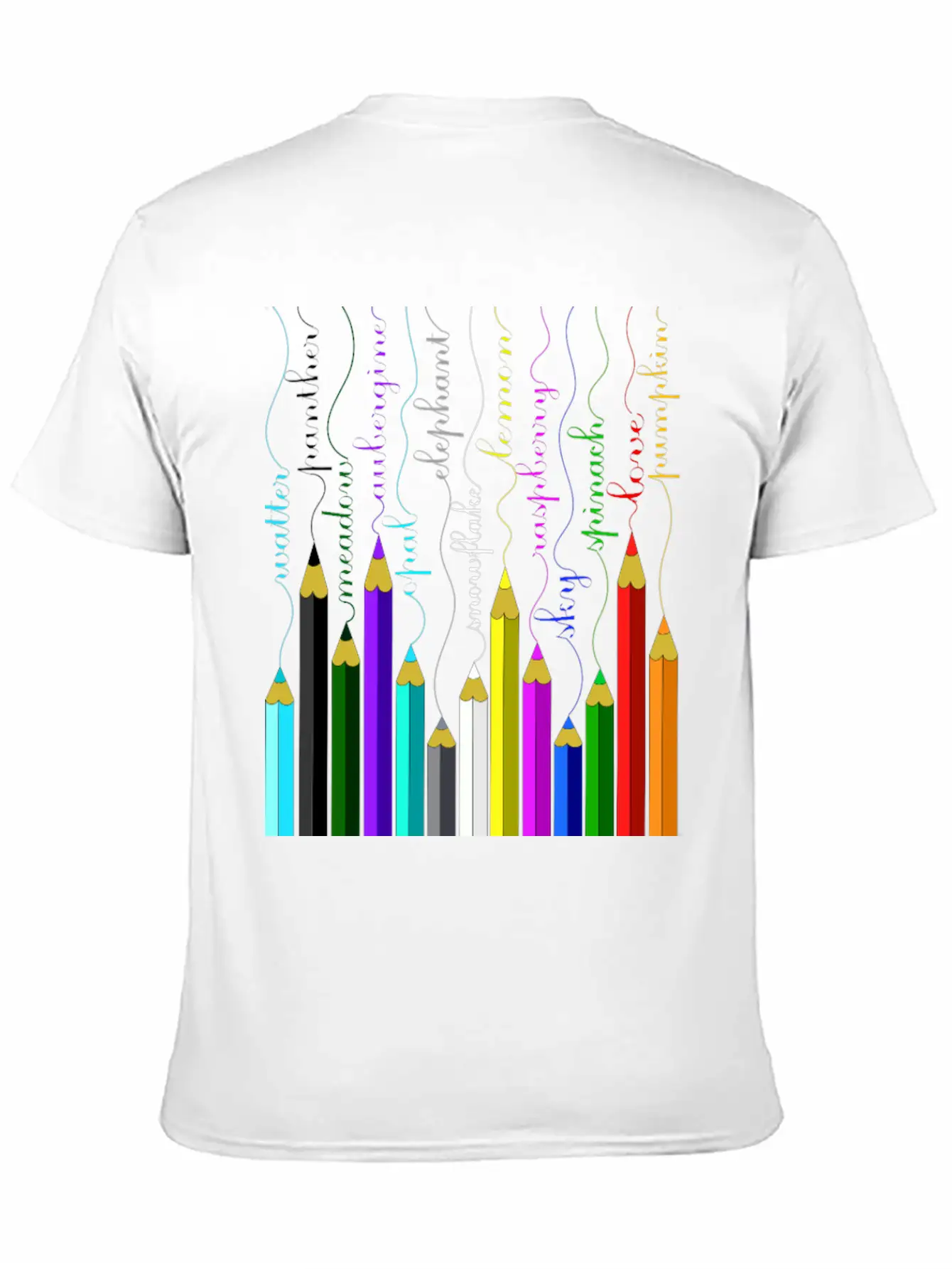Pencil Unisex Short Sleeve Soft Cotton T-Shirt – Casual Everyday Wear