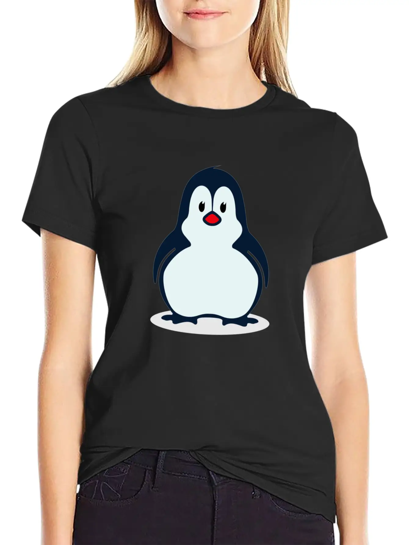 Penguin Unisex Short Sleeve Soft Cotton T-Shirt – Casual Everyday Wear