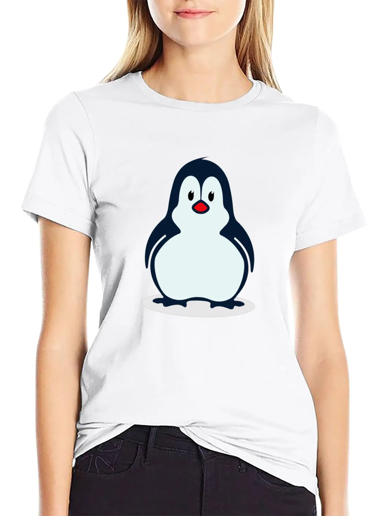 Penguin Unisex Short Sleeve Soft Cotton T-Shirt – Casual Everyday Wear