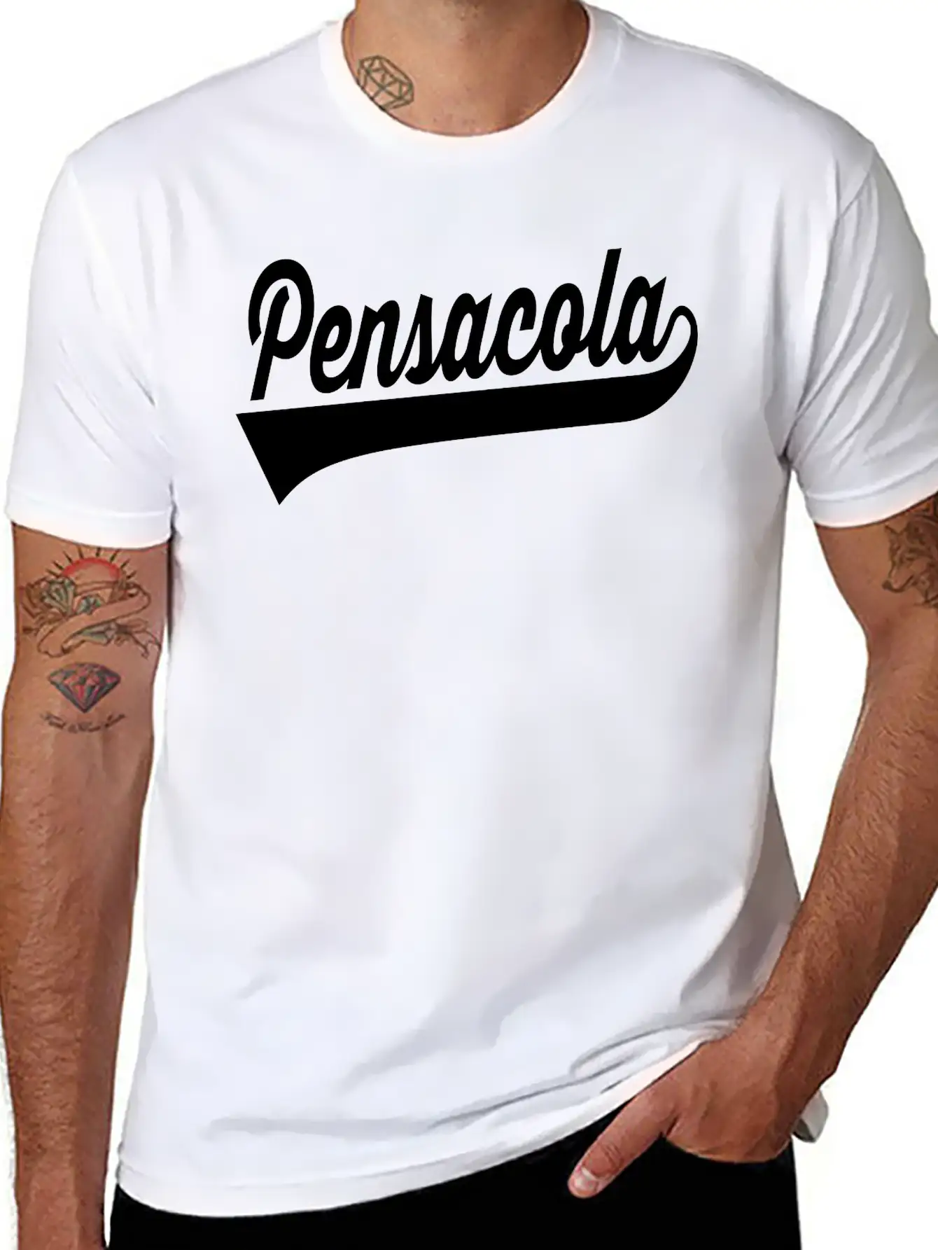 Pensacola Unisex Short Sleeve Soft Cotton T-Shirt – Casual Everyday Wear