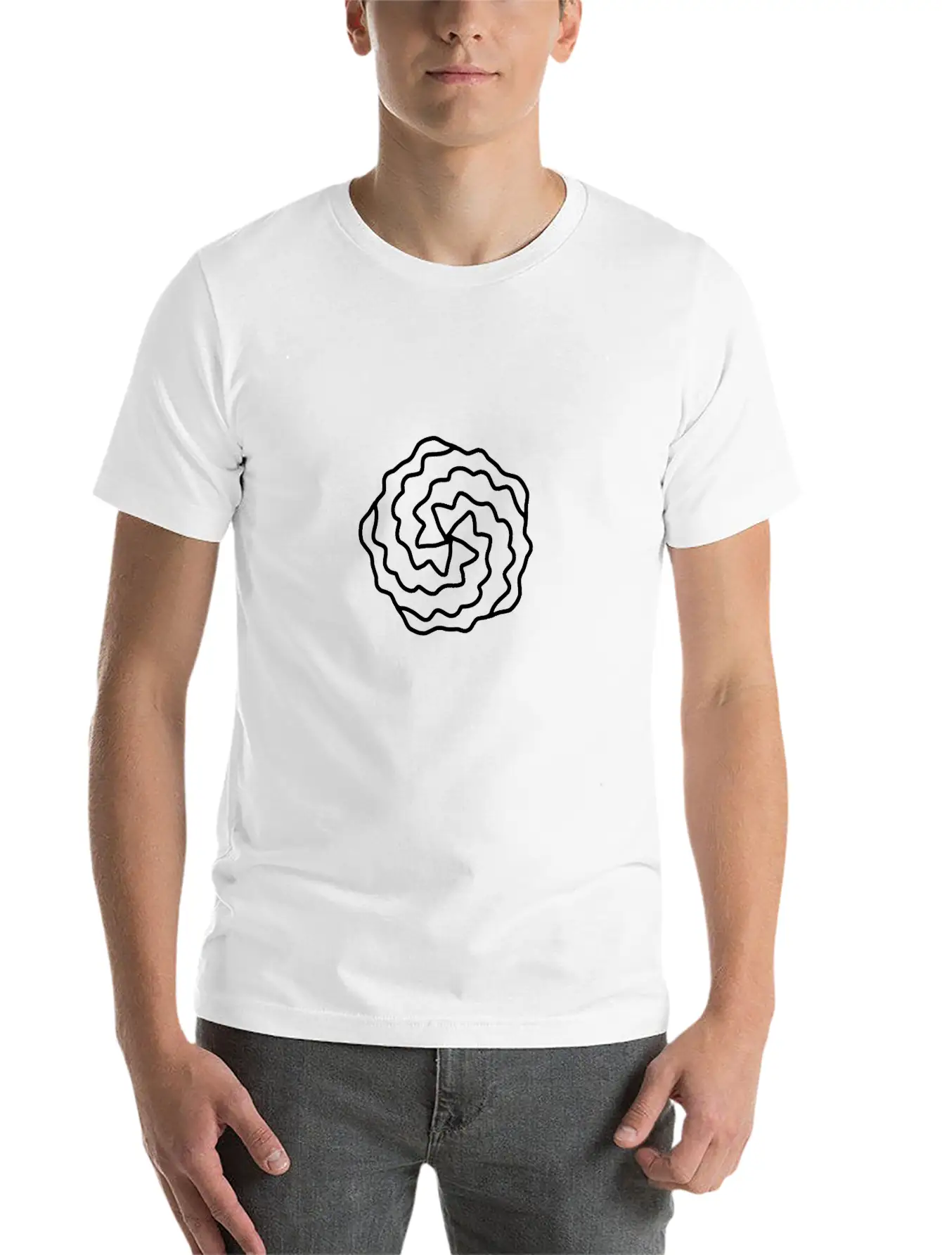 Penta Whirl Timeless Short Sleeve Tee – Comfy And Minimalist Design