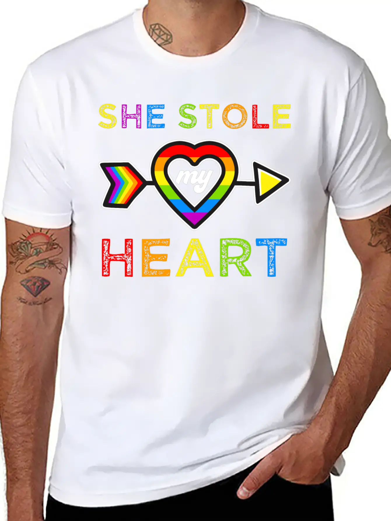 Perfect Lesbian Couple Matching Outfit For Pride Stylish Everyday T-Shirt – Unisex Basic Cotton Tee