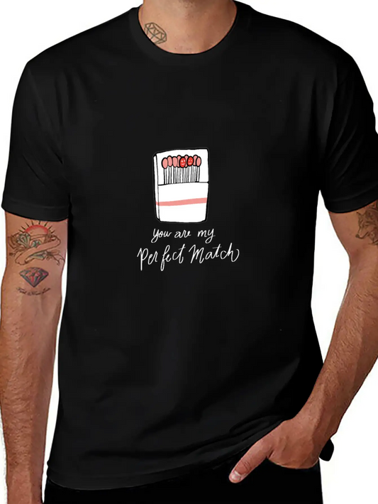 Perfect Match Single And Happy Gift Stylish Everyday T-Shirt – Unisex Basic Cotton Tee