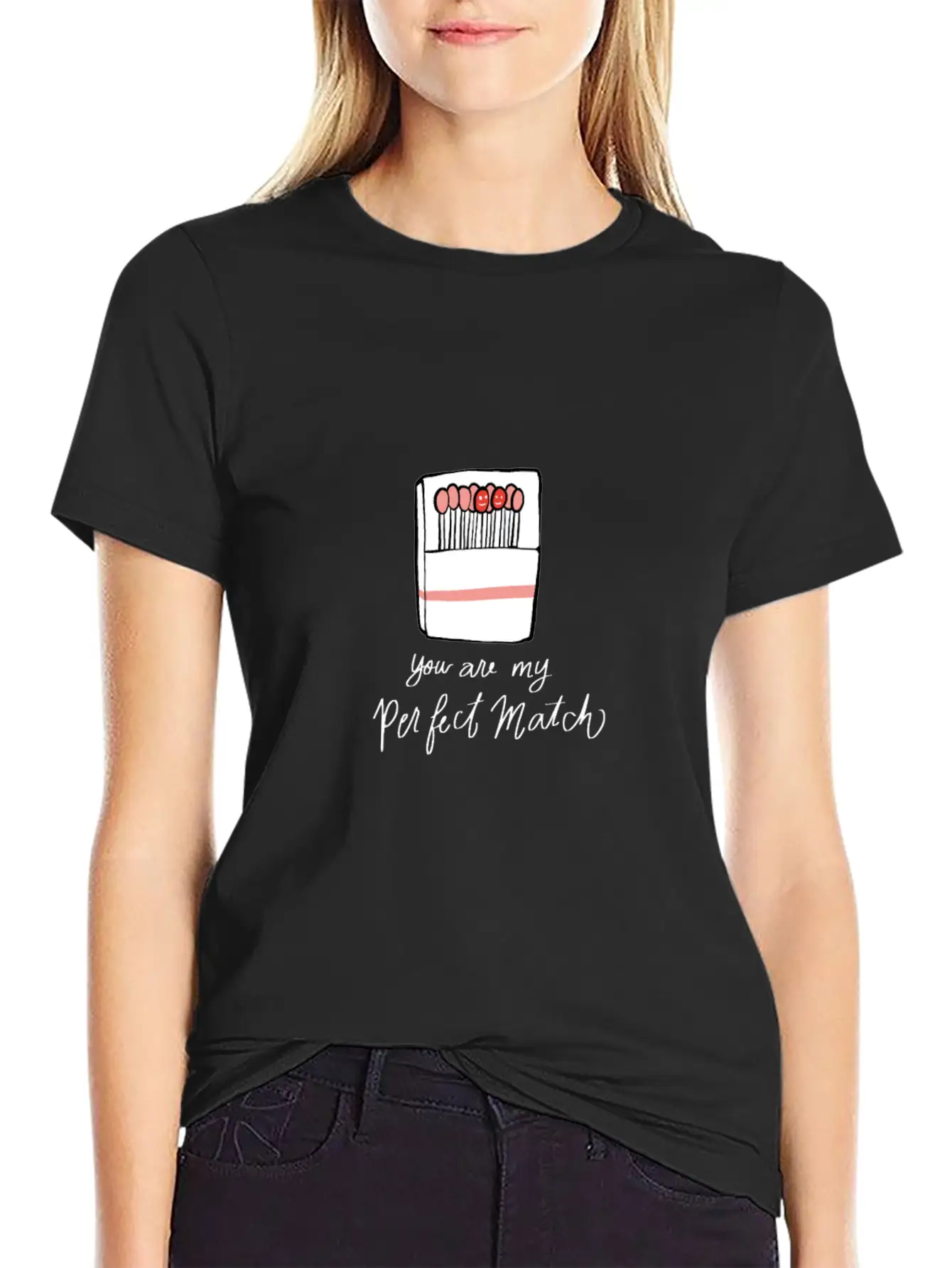 Perfect Match Single And Happy Gift Stylish Everyday T-Shirt – Unisex Basic Cotton Tee