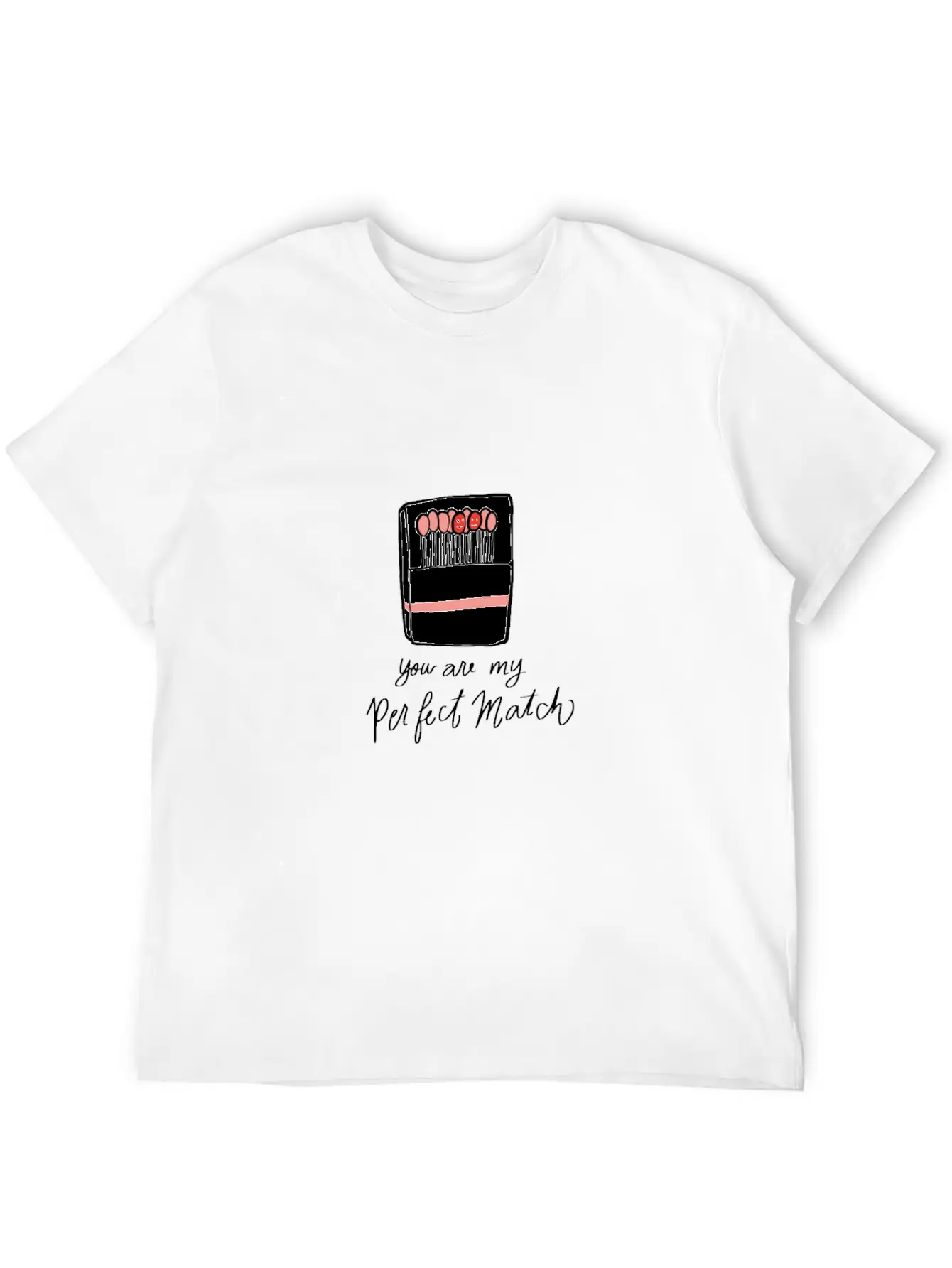 Perfect Match Single And Happy Gift Stylish Everyday T-Shirt – Unisex Basic Cotton Tee